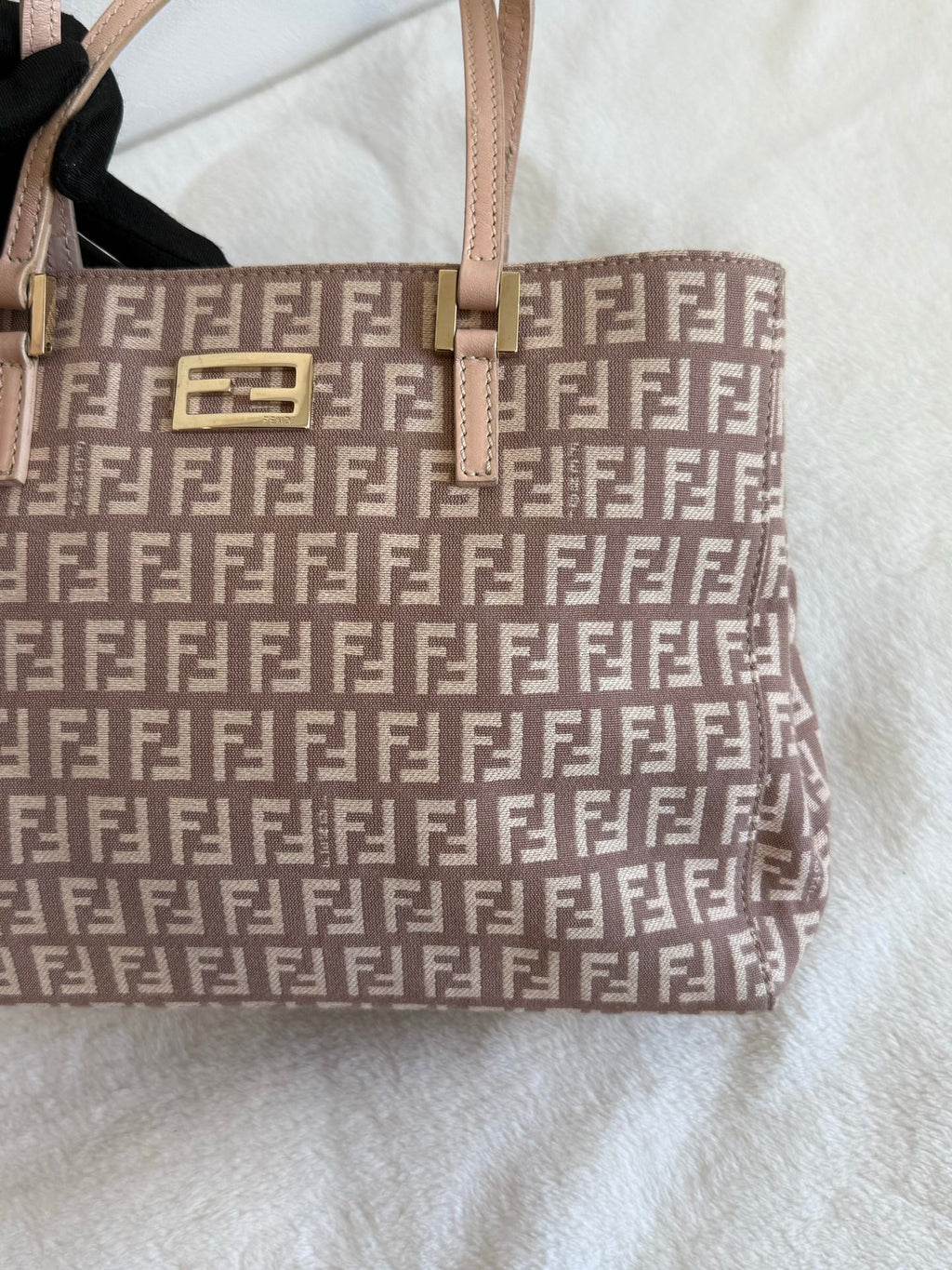 FENDI Zucchino Pink Handbag