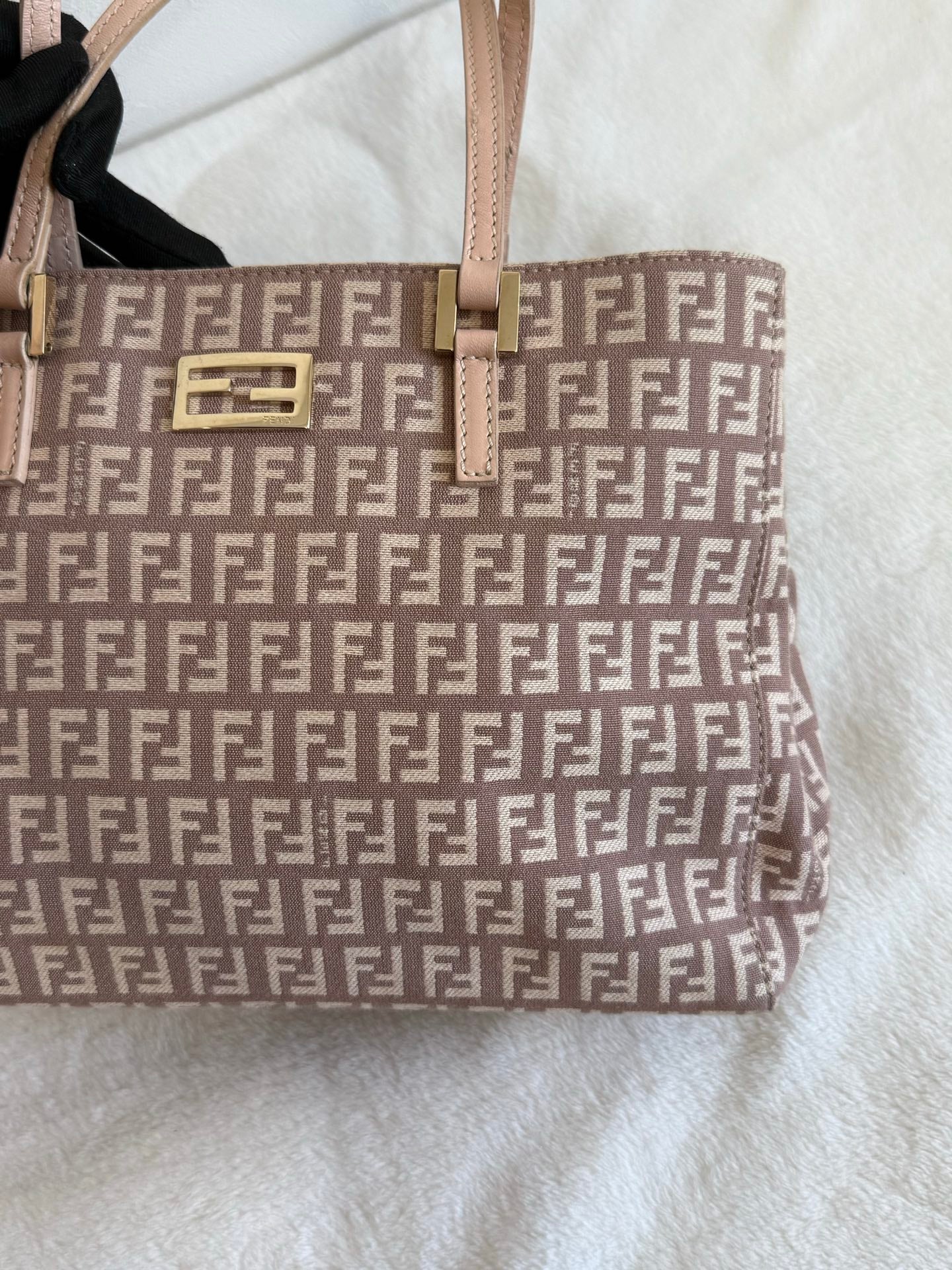 FENDI Zucchino Pink Handbag
