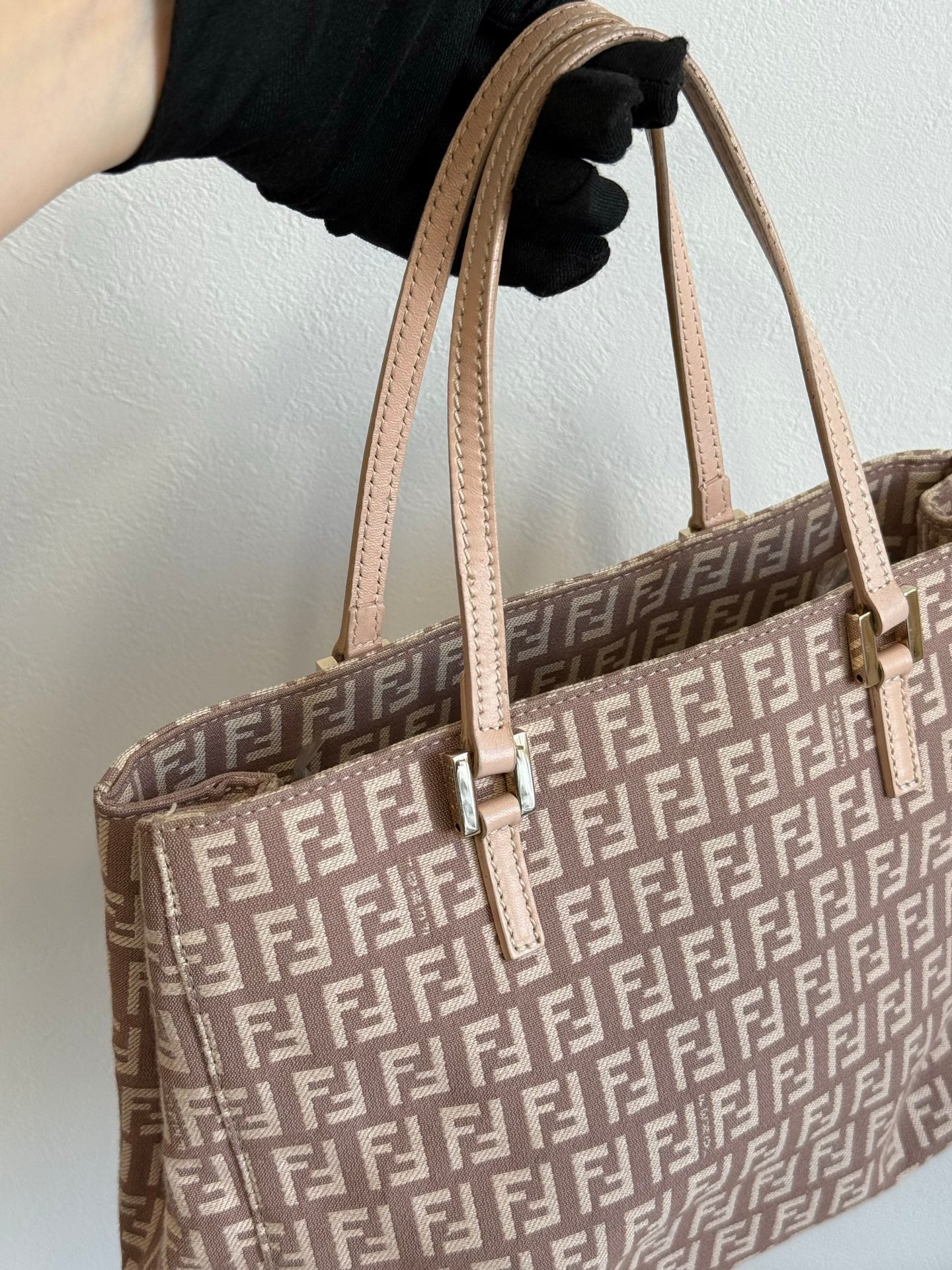 FENDI Zucchino Pink Handbag