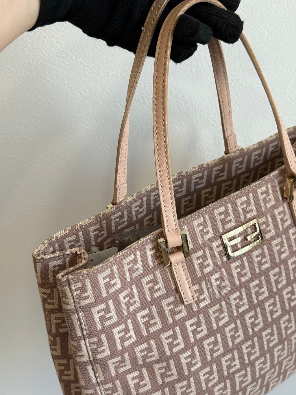 FENDI Zucchino Pink Handbag