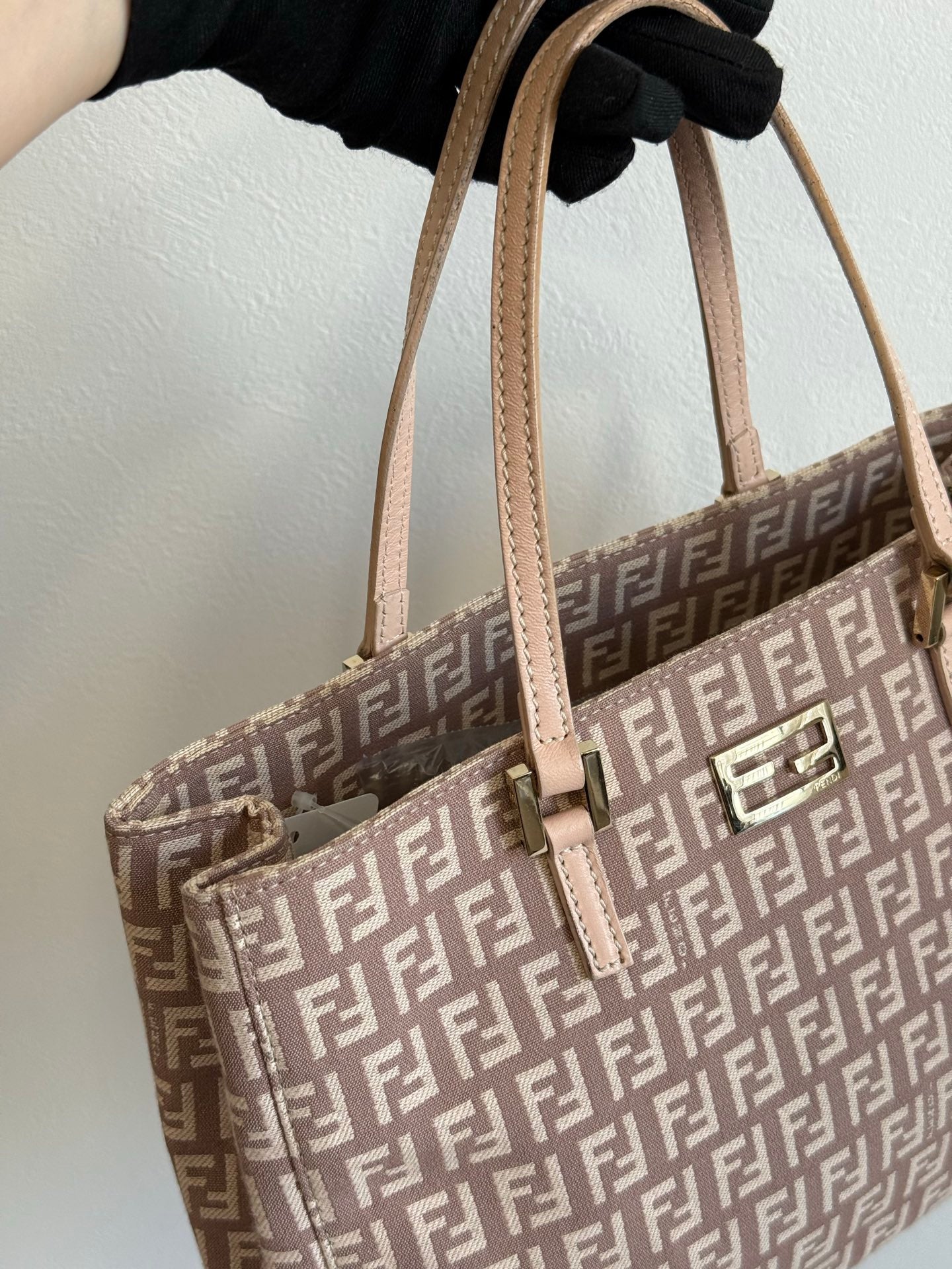 FENDI Zucchino Pink Handbag