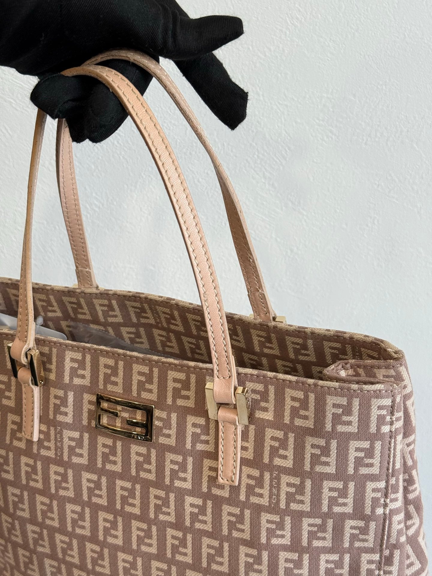 FENDI Zucchino Pink Handbag