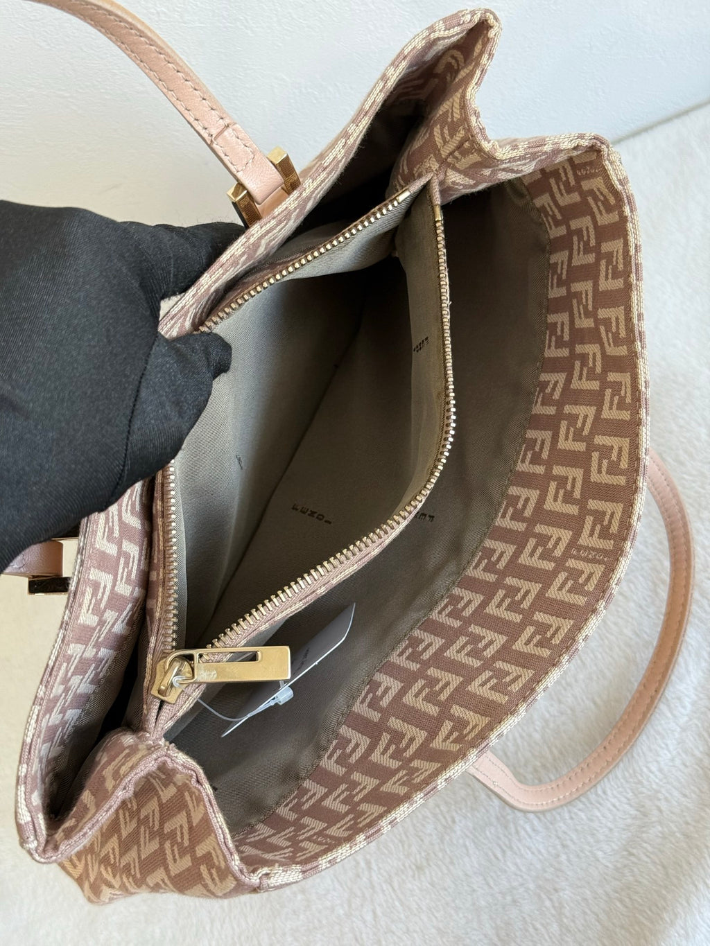 FENDI Zucchino Pink Handbag