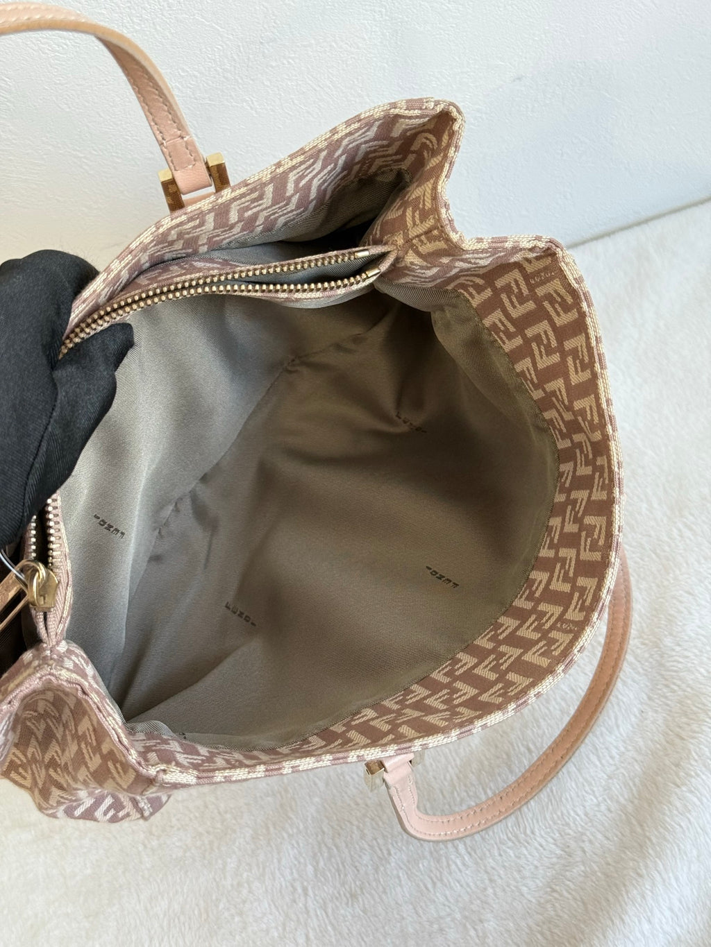 FENDI Zucchino Pink Handbag