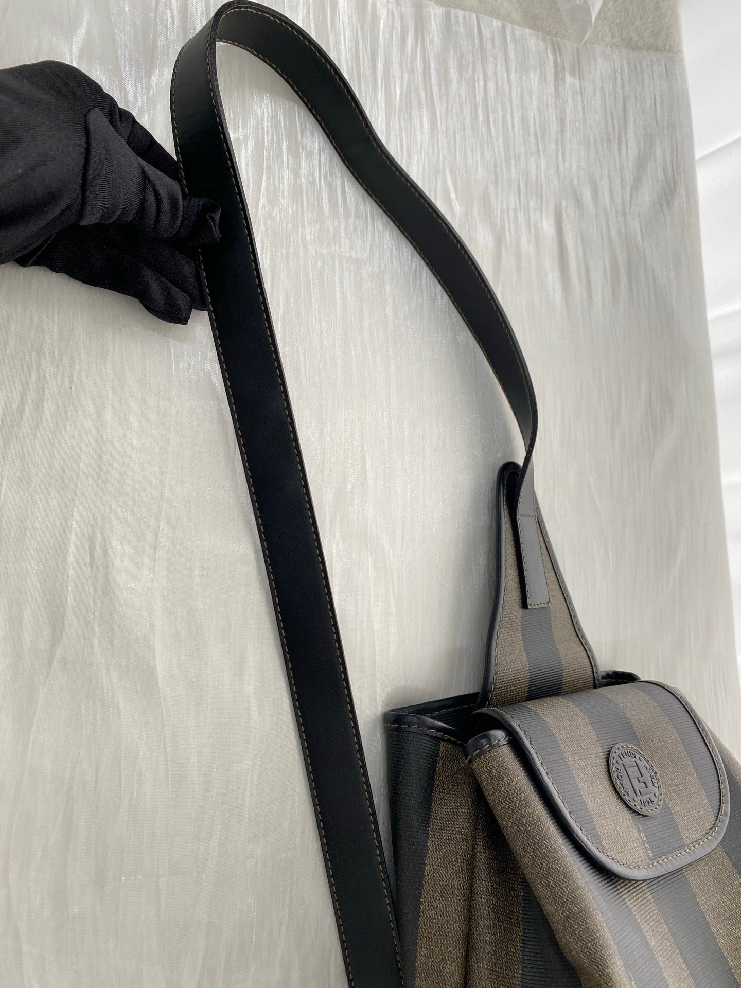 FENDI Pequin Crossbody Bag