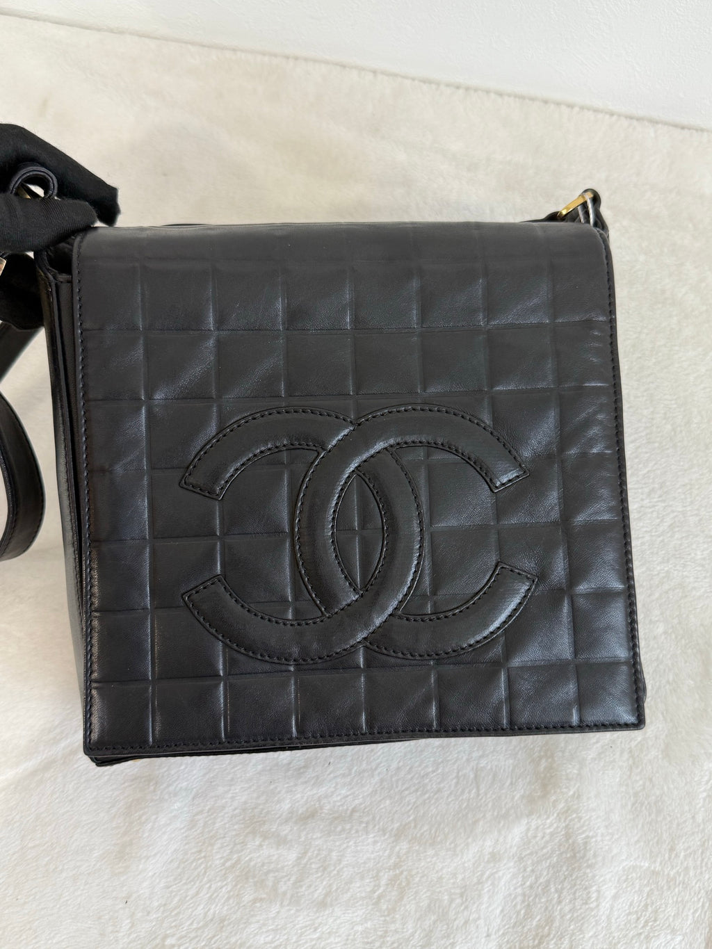 CHANEL Travel Line Double-C Lambskin Shoulderbag