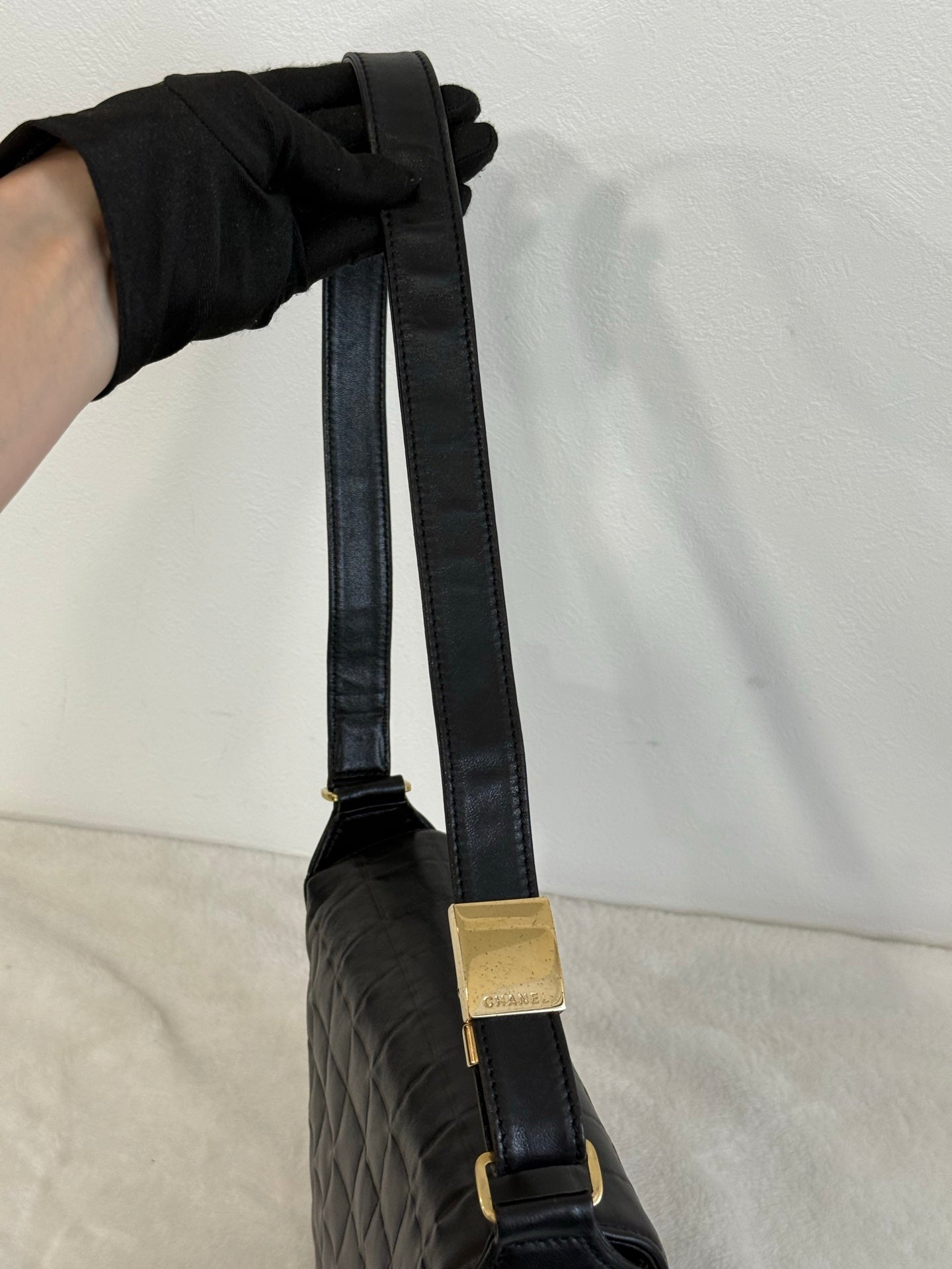CHANEL Travel Line Double-C Lambskin Shoulderbag
