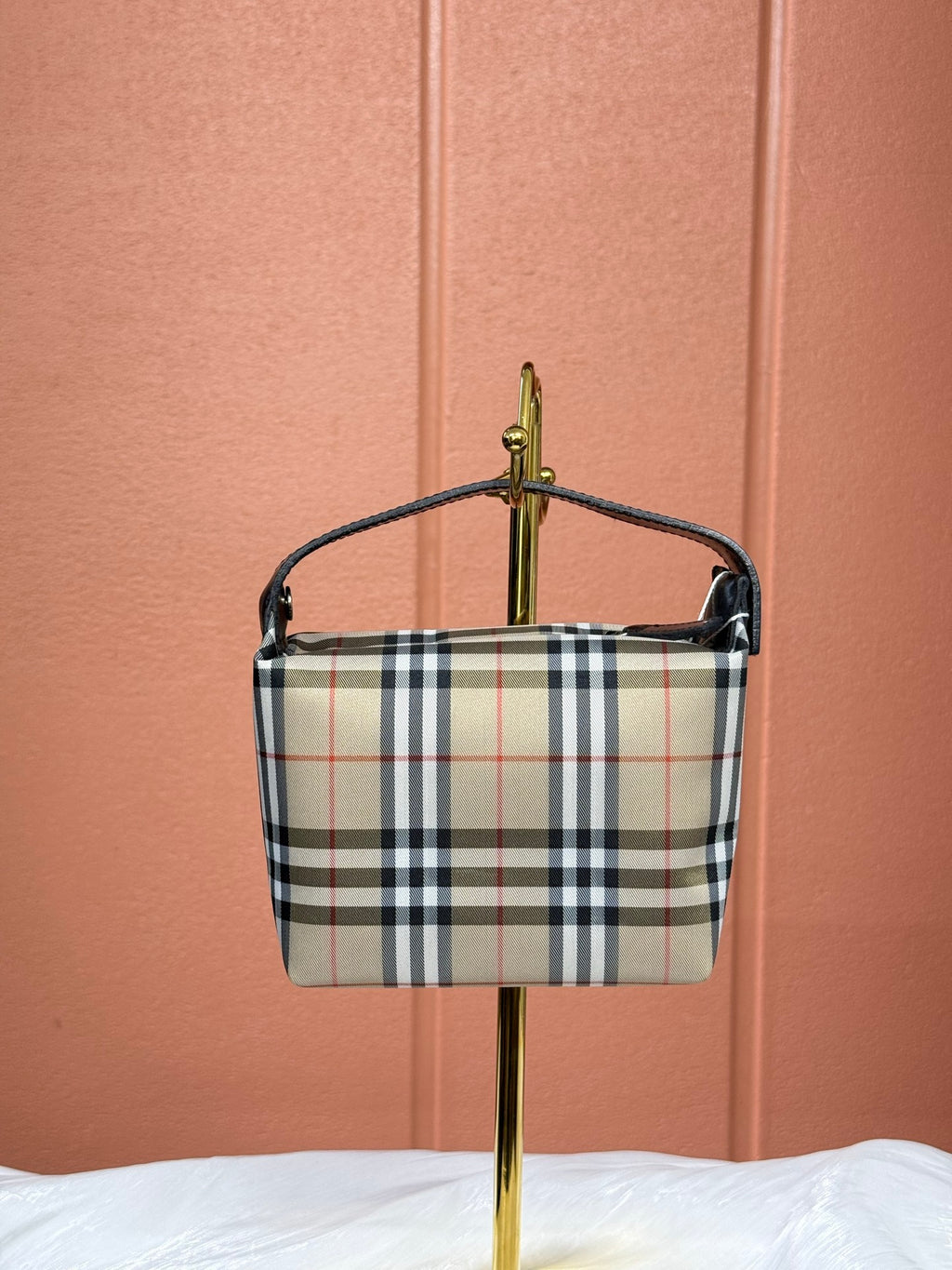 BURBERRY Check pattern Mini Handbag
