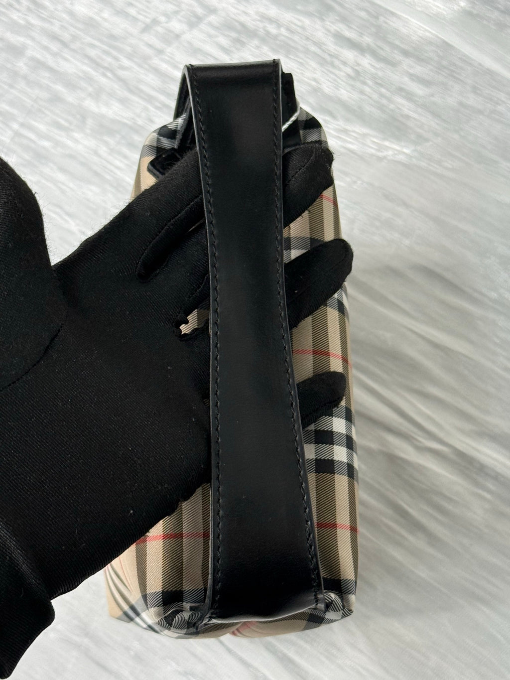 BURBERRY Check pattern Mini Handbag