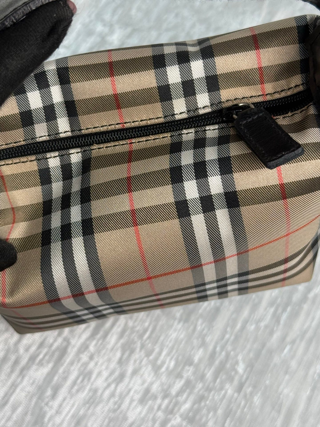 BURBERRY Check pattern Mini Handbag