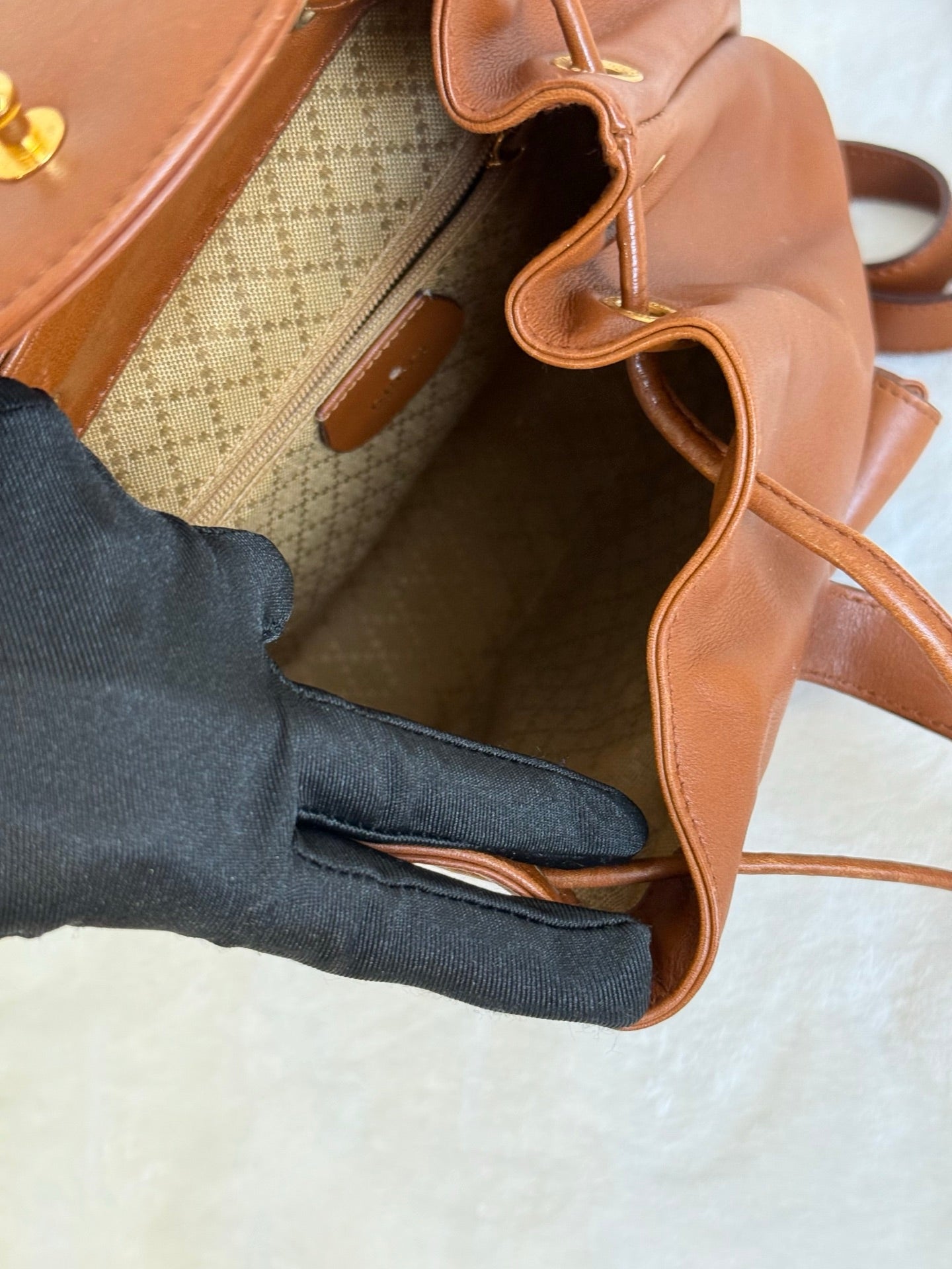 GUCCI Bamboo-handle Backpack