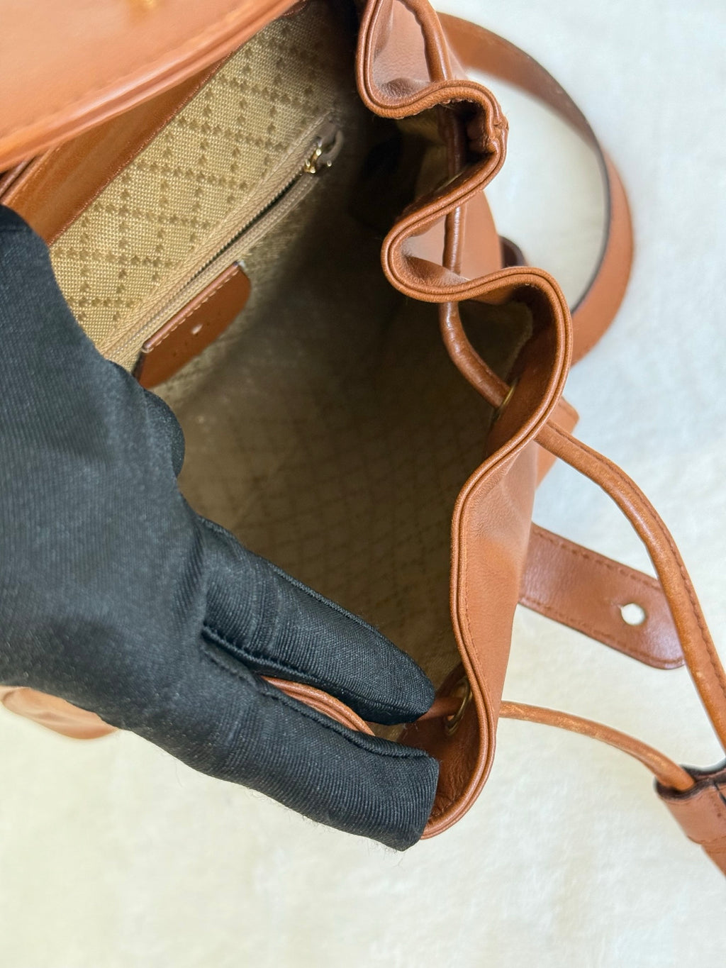 GUCCI Bamboo-handle Backpack