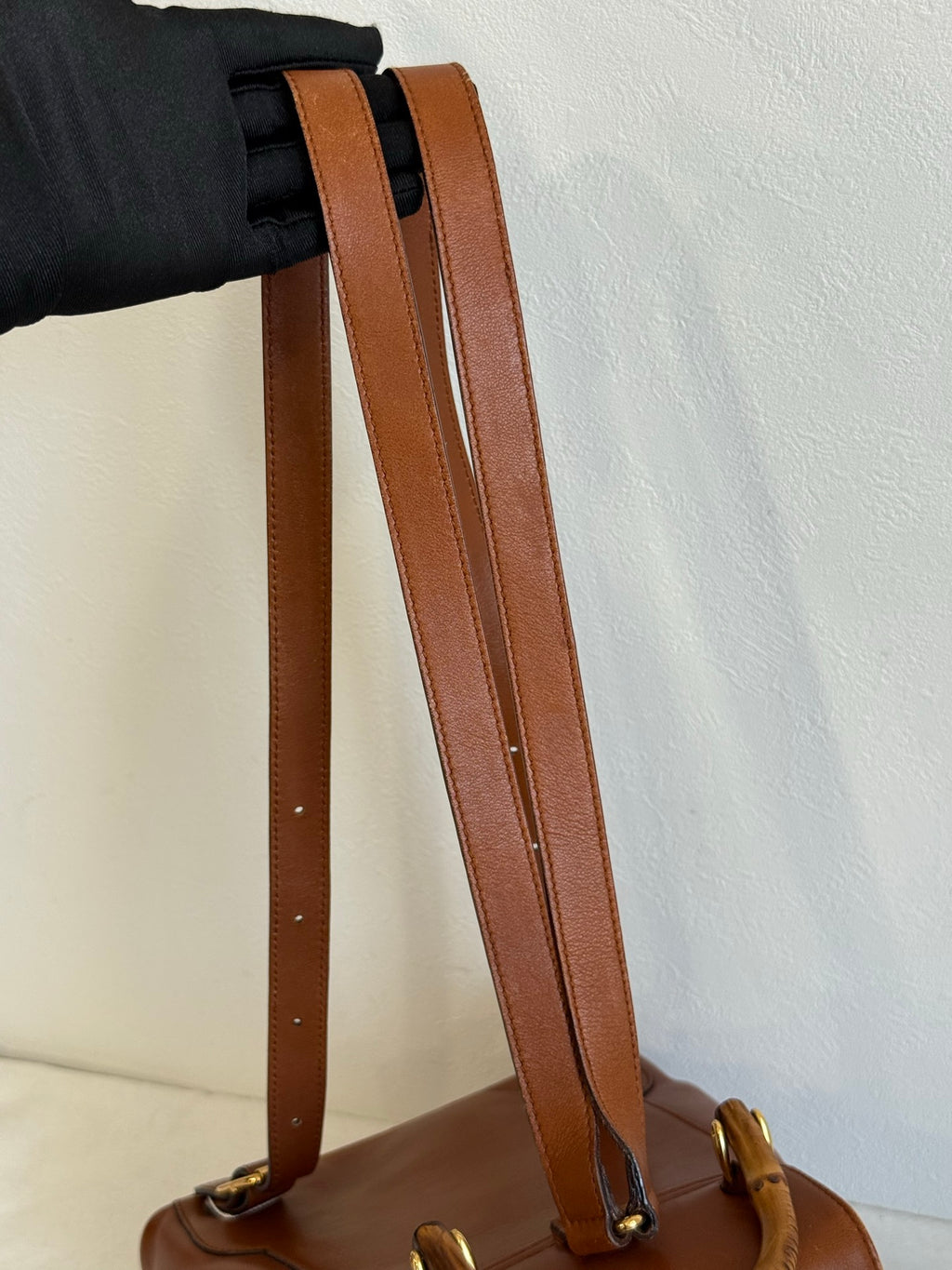 GUCCI Bamboo-handle Backpack