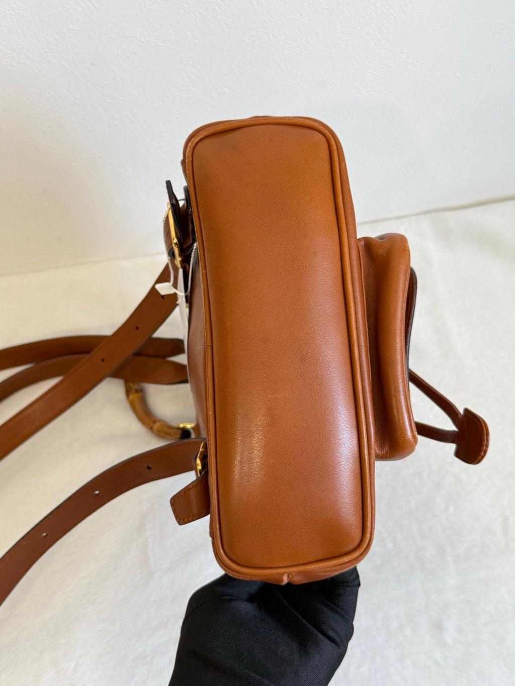 GUCCI Bamboo-handle Backpack