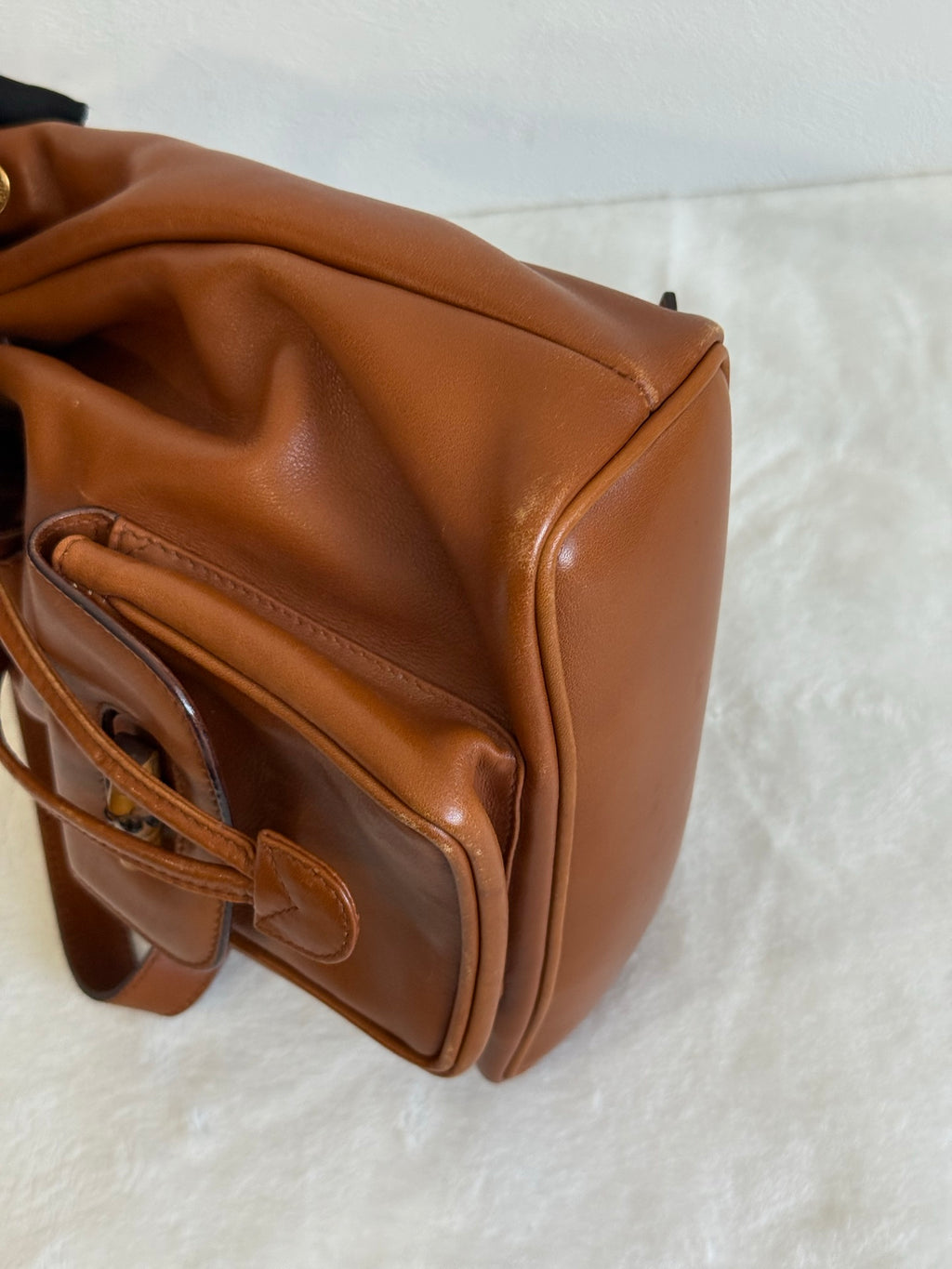 GUCCI Bamboo-handle Backpack