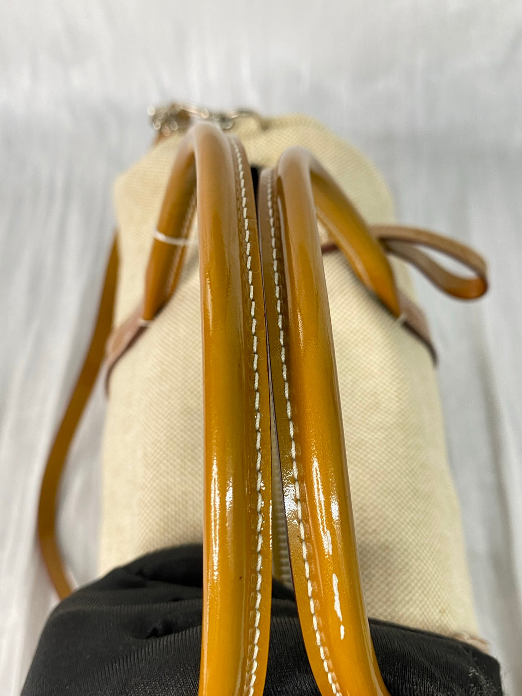 PRADA Canvas Boston Shoulderbag