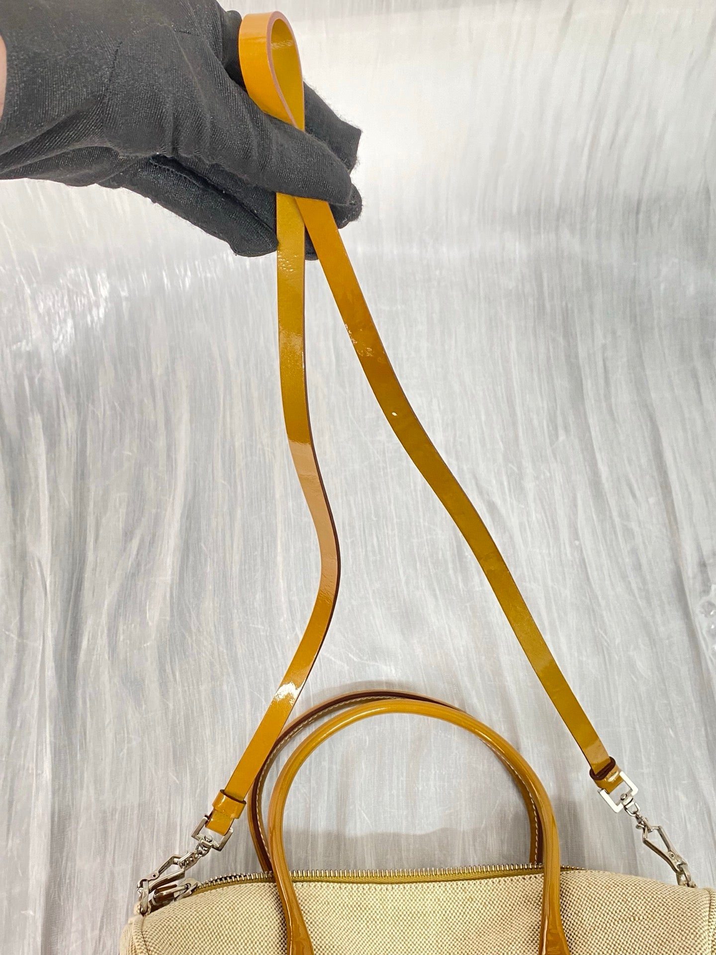 PRADA Canvas Boston Shoulderbag