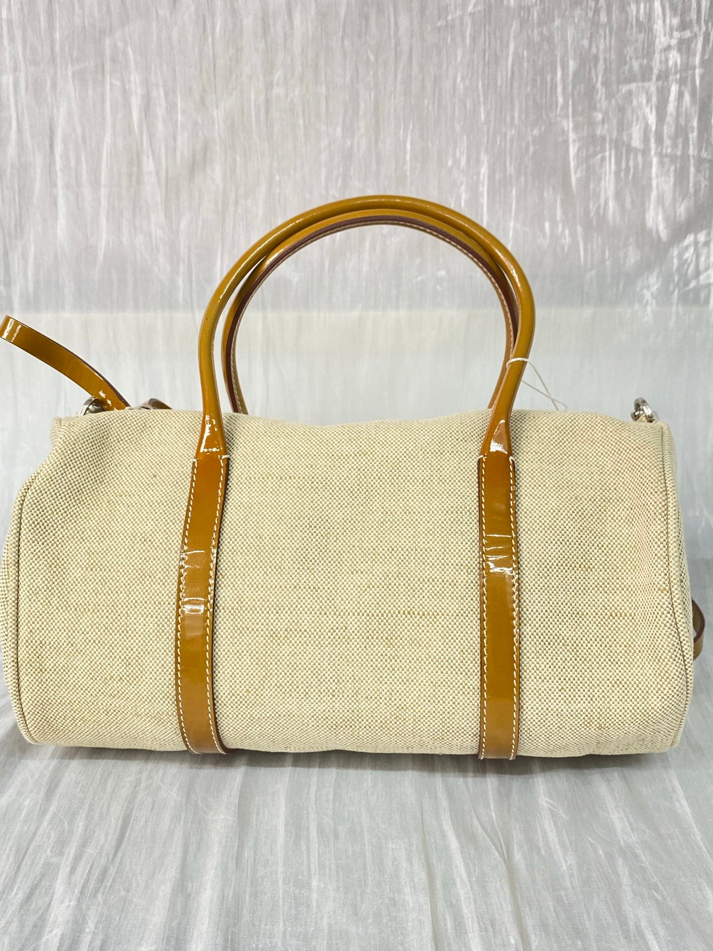 PRADA Canvas Boston Shoulderbag