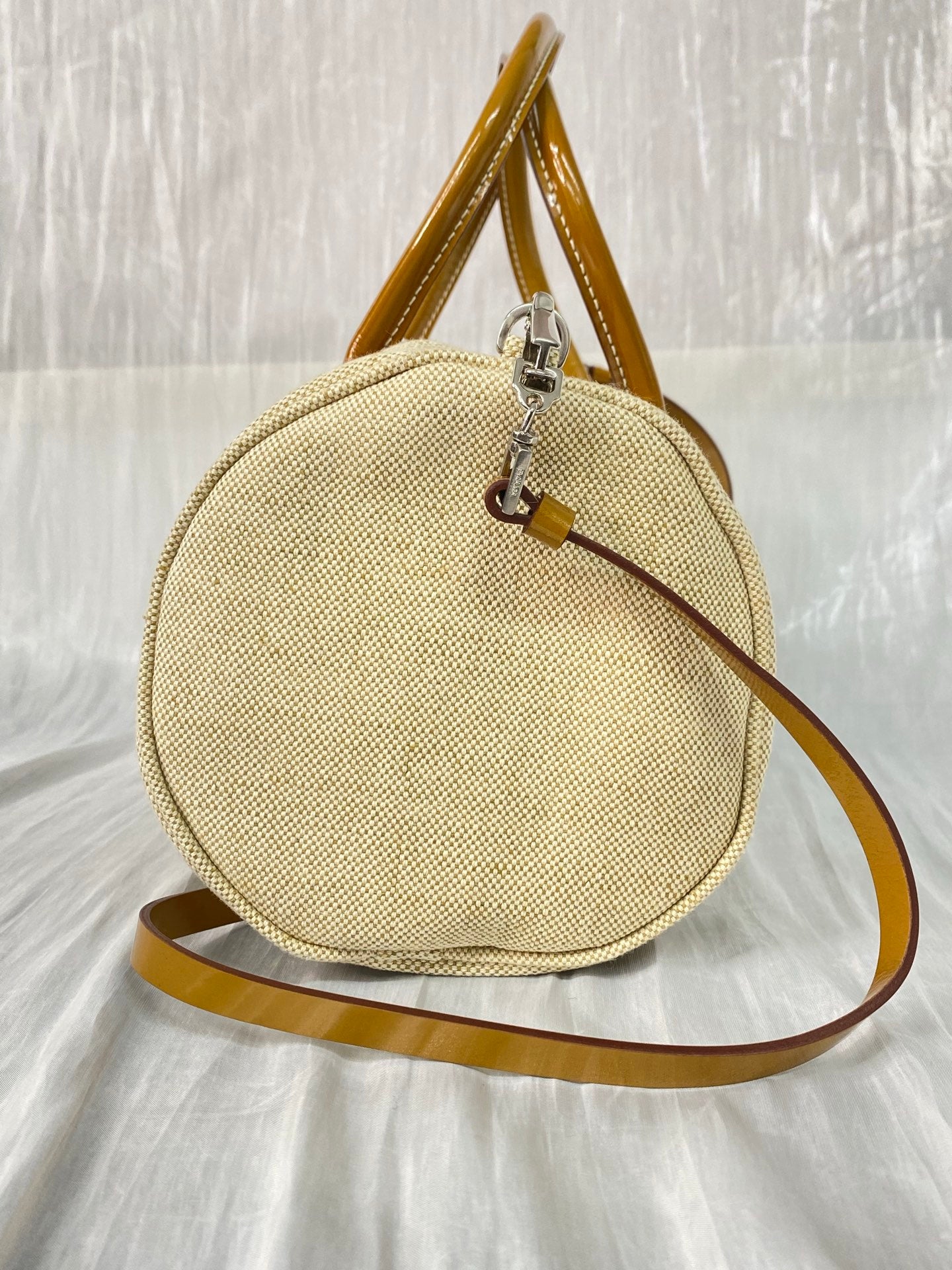 PRADA Canvas Boston Shoulderbag
