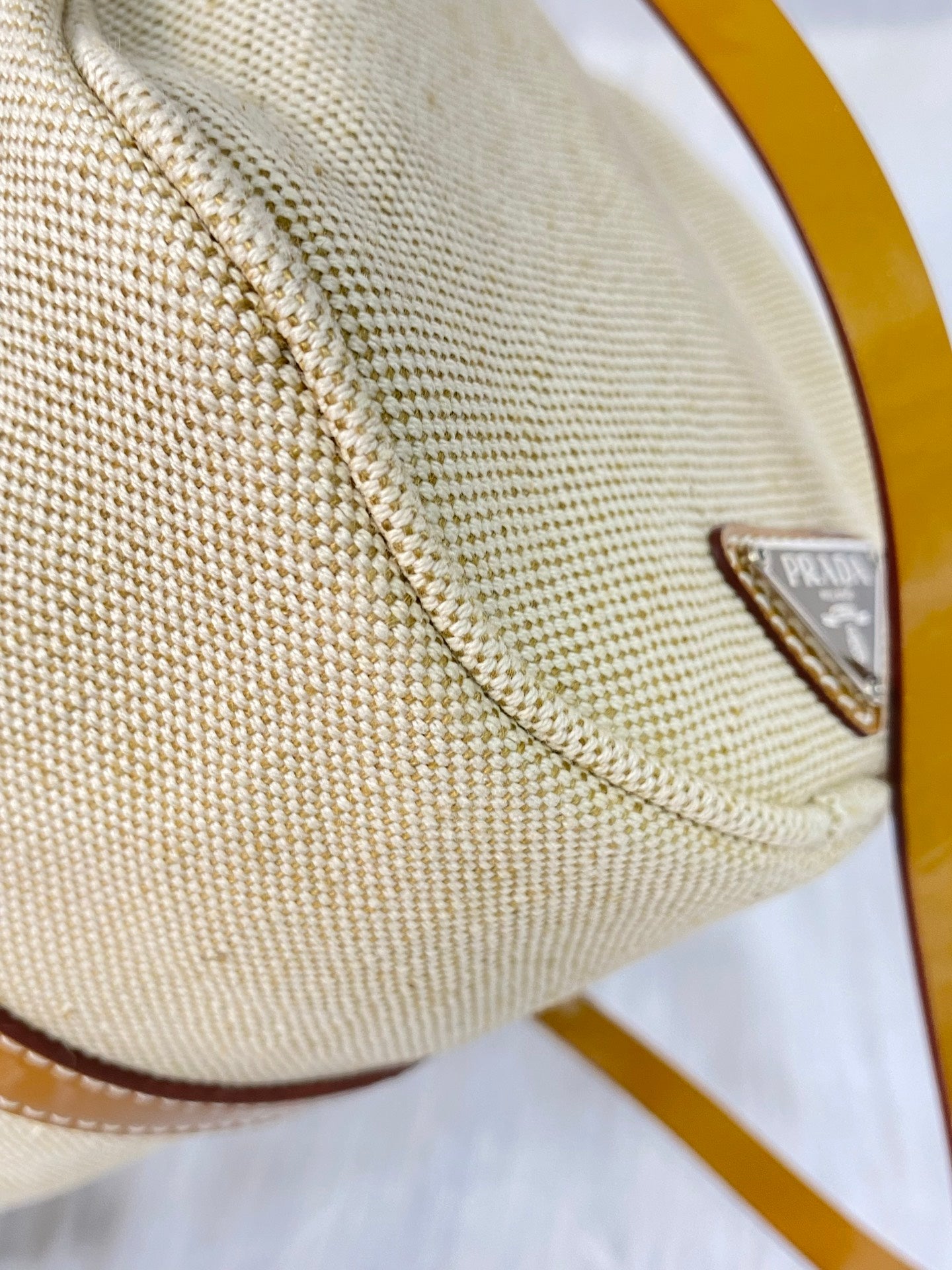 PRADA Canvas Boston Shoulderbag