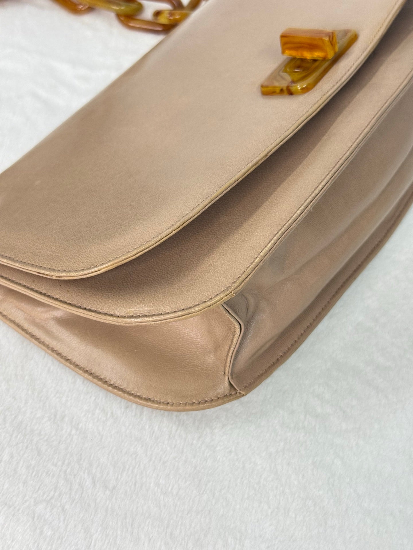 PRADA Tortoiseshell resin strap Shoulderbag