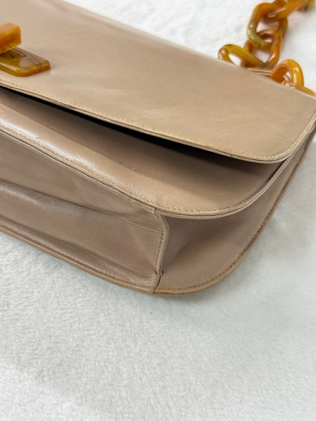 PRADA Tortoiseshell resin strap Shoulderbag