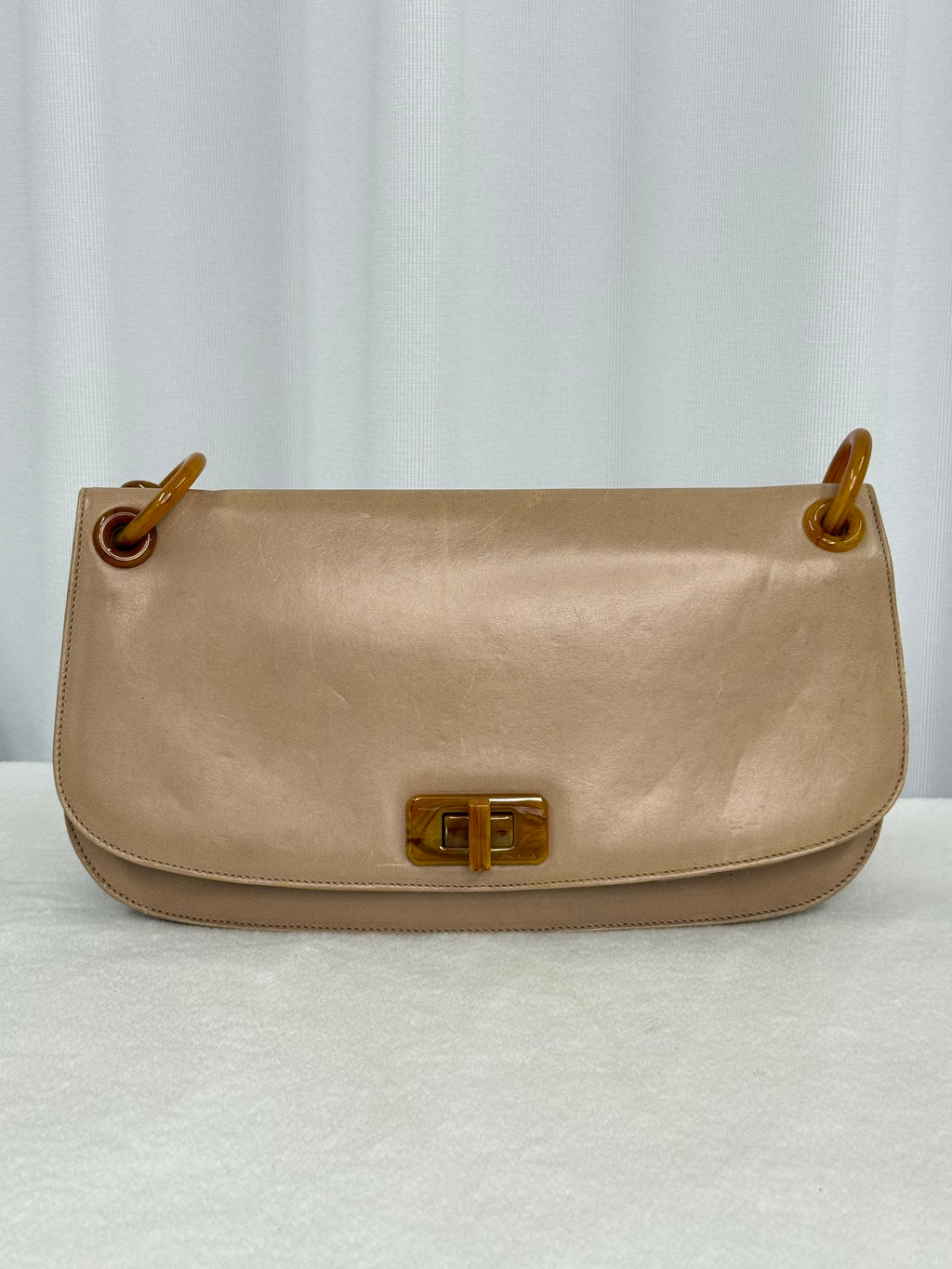 PRADA Tortoiseshell resin strap Shoulderbag