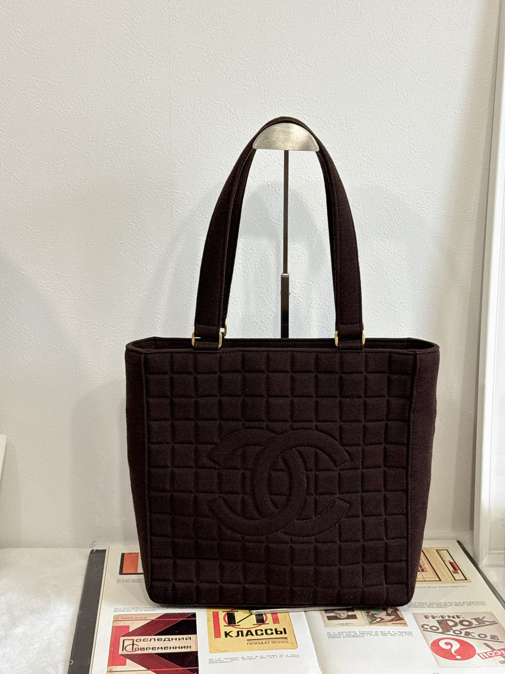 CHANEL Suede Tote bag