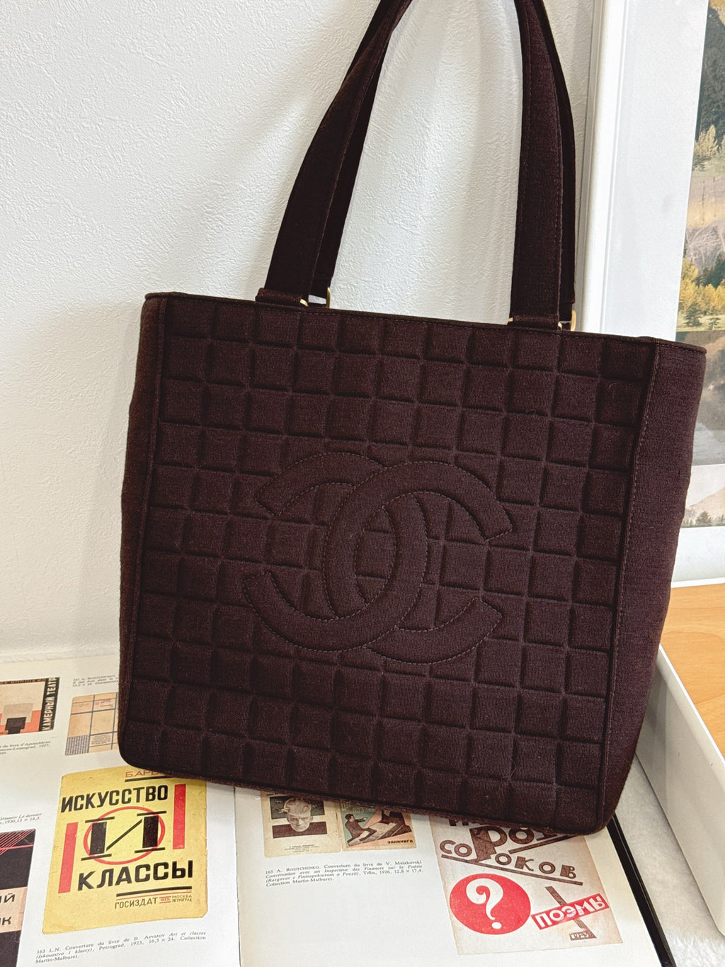 CHANEL Suede Tote bag