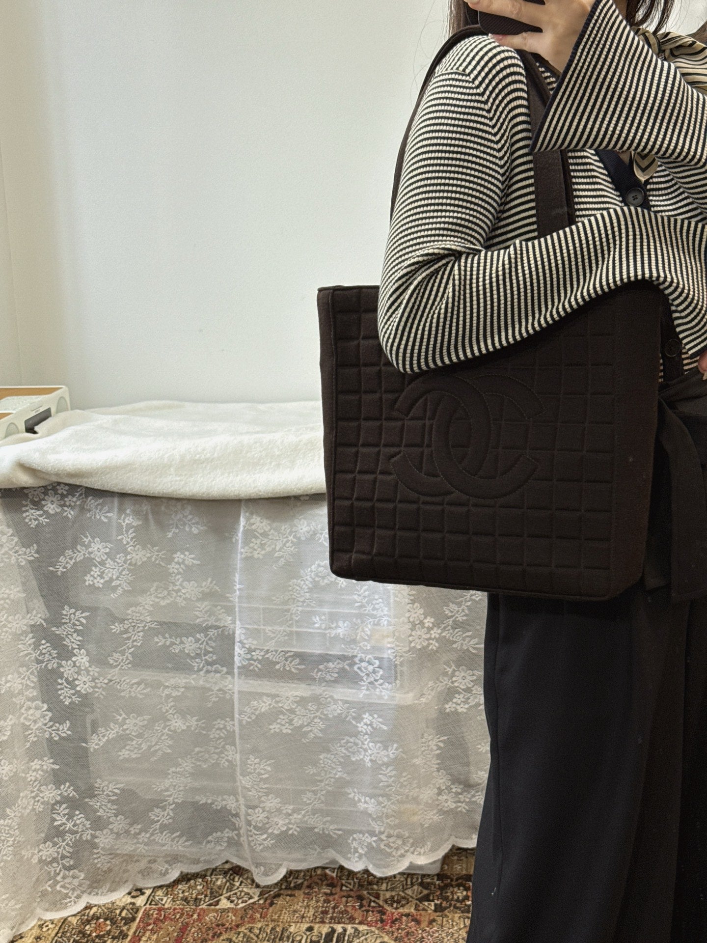 CHANEL Suede Tote bag