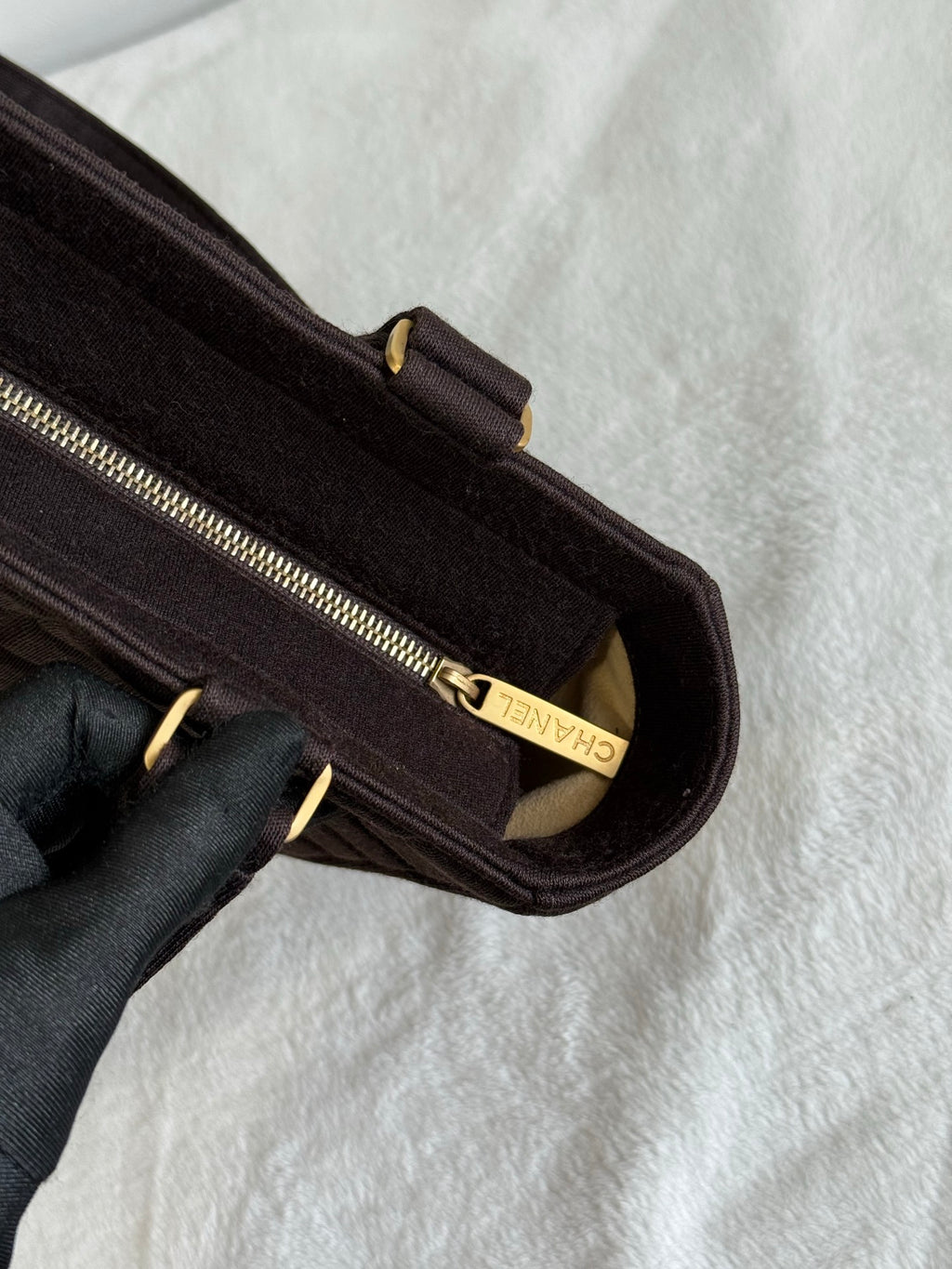 CHANEL Suede Tote bag