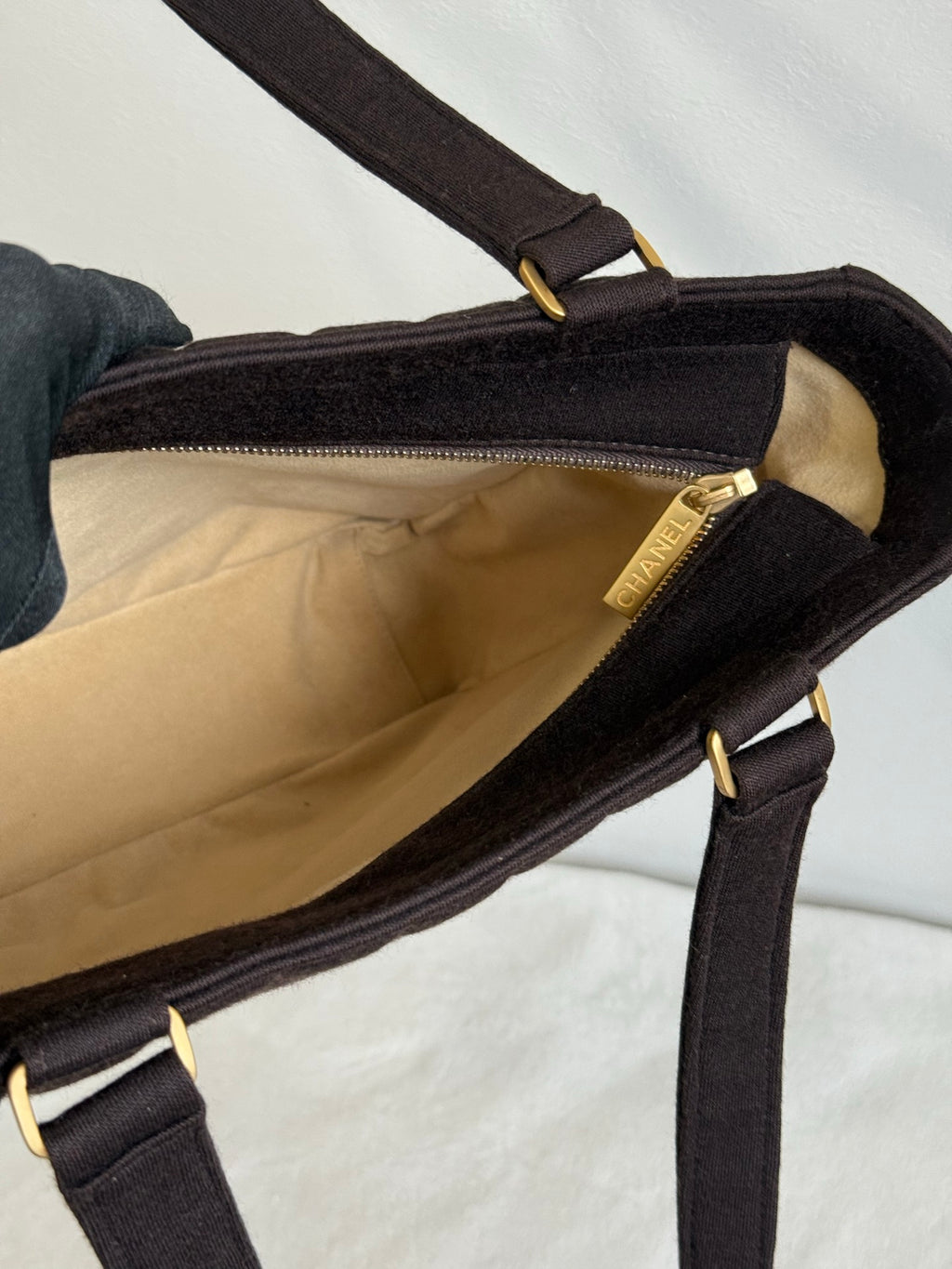 CHANEL Suede Tote bag