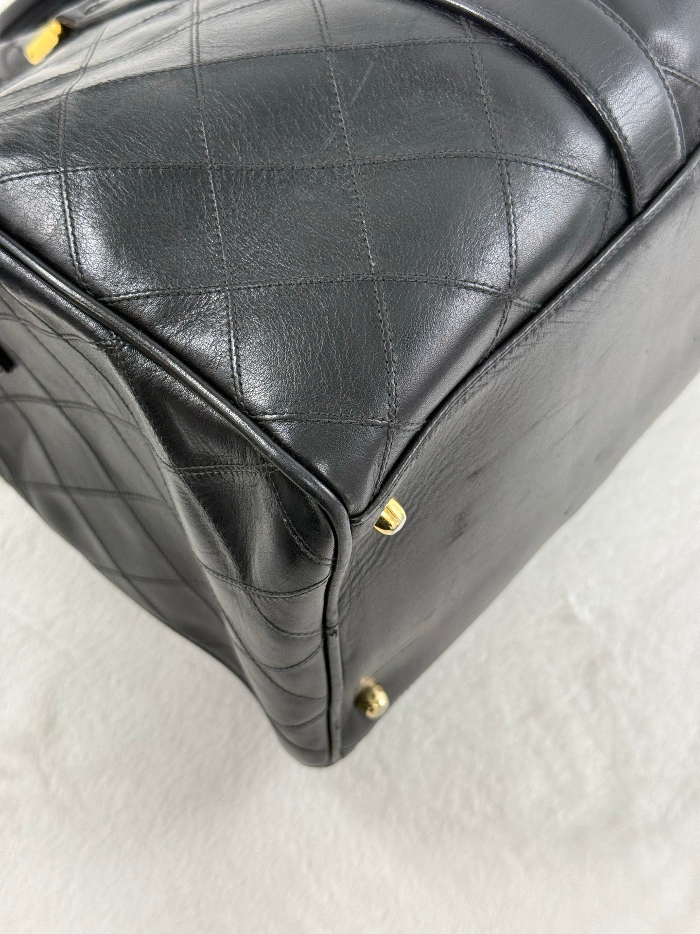 CHANEL Diamond quilted Travel bag