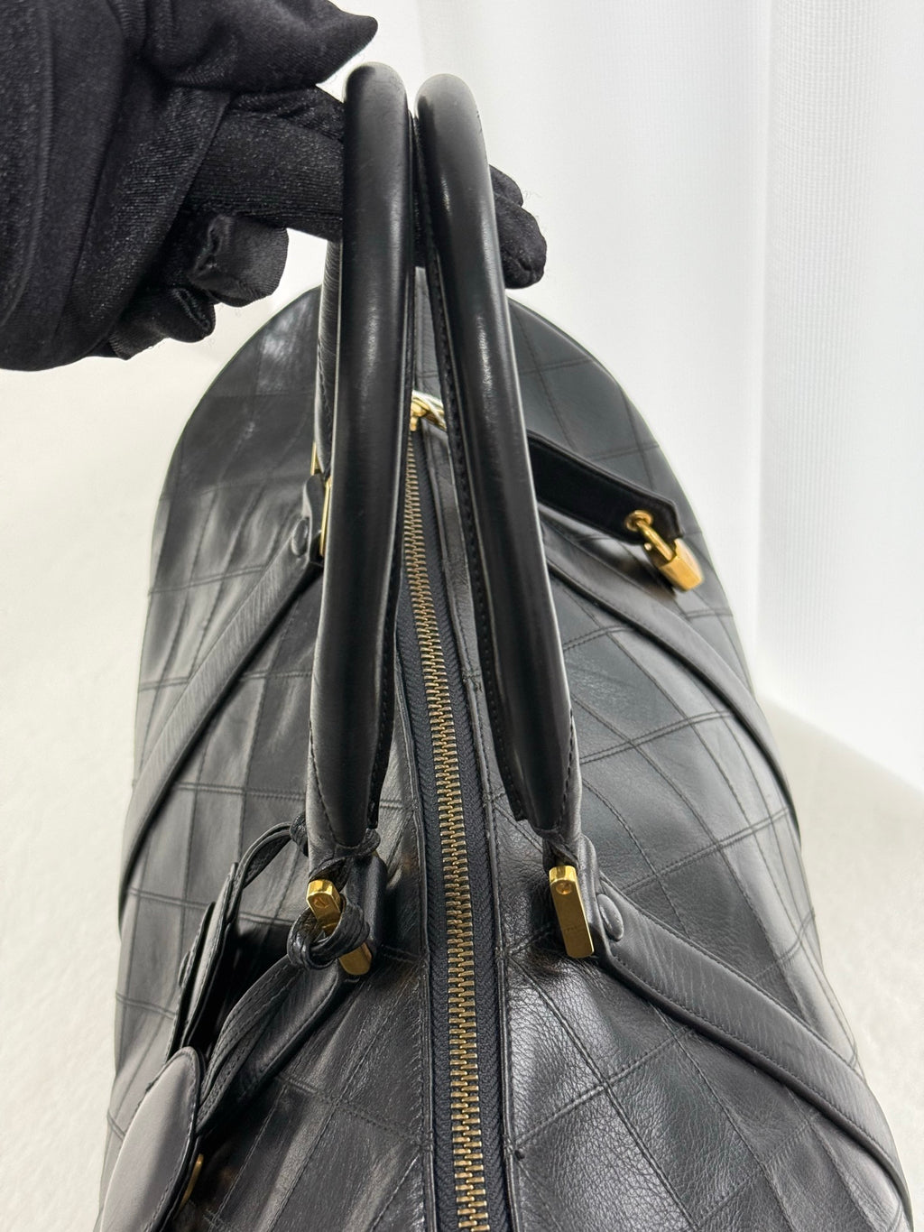 CHANEL Diamond quilted Travel bag