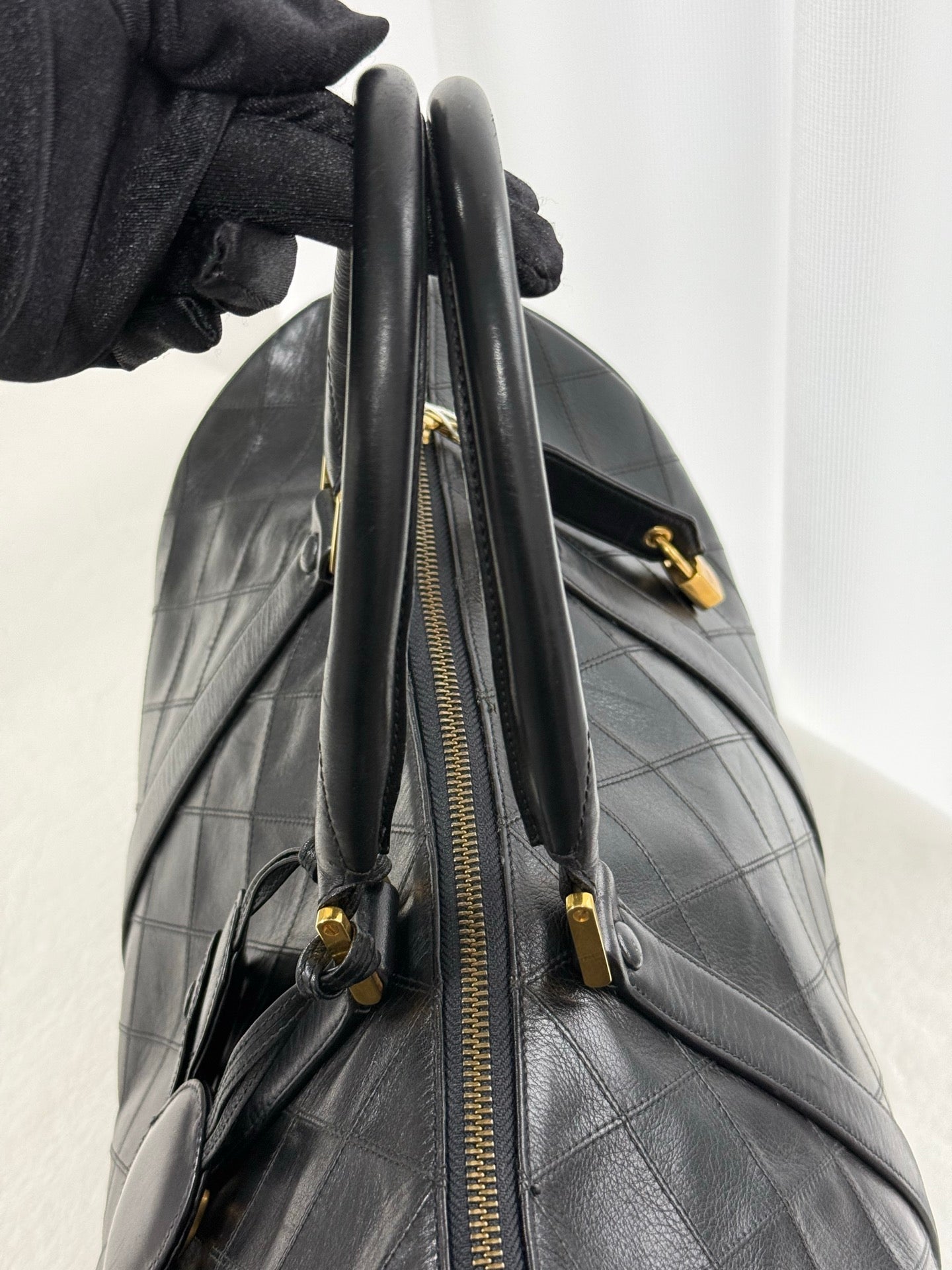 CHANEL Diamond quilted Travel bag