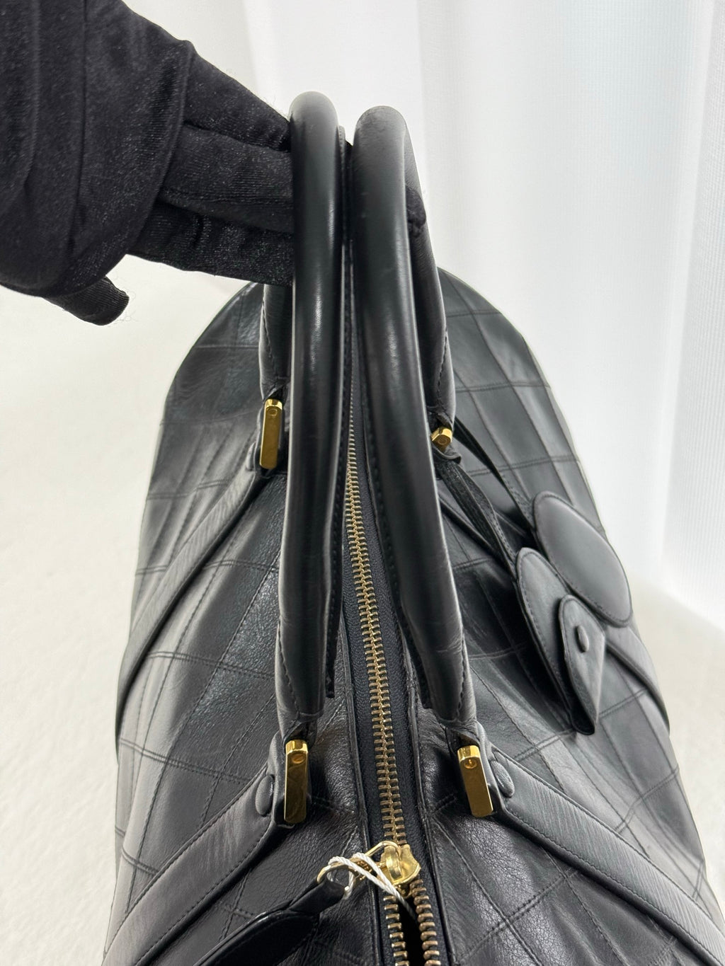 CHANEL Diamond quilted Travel bag
