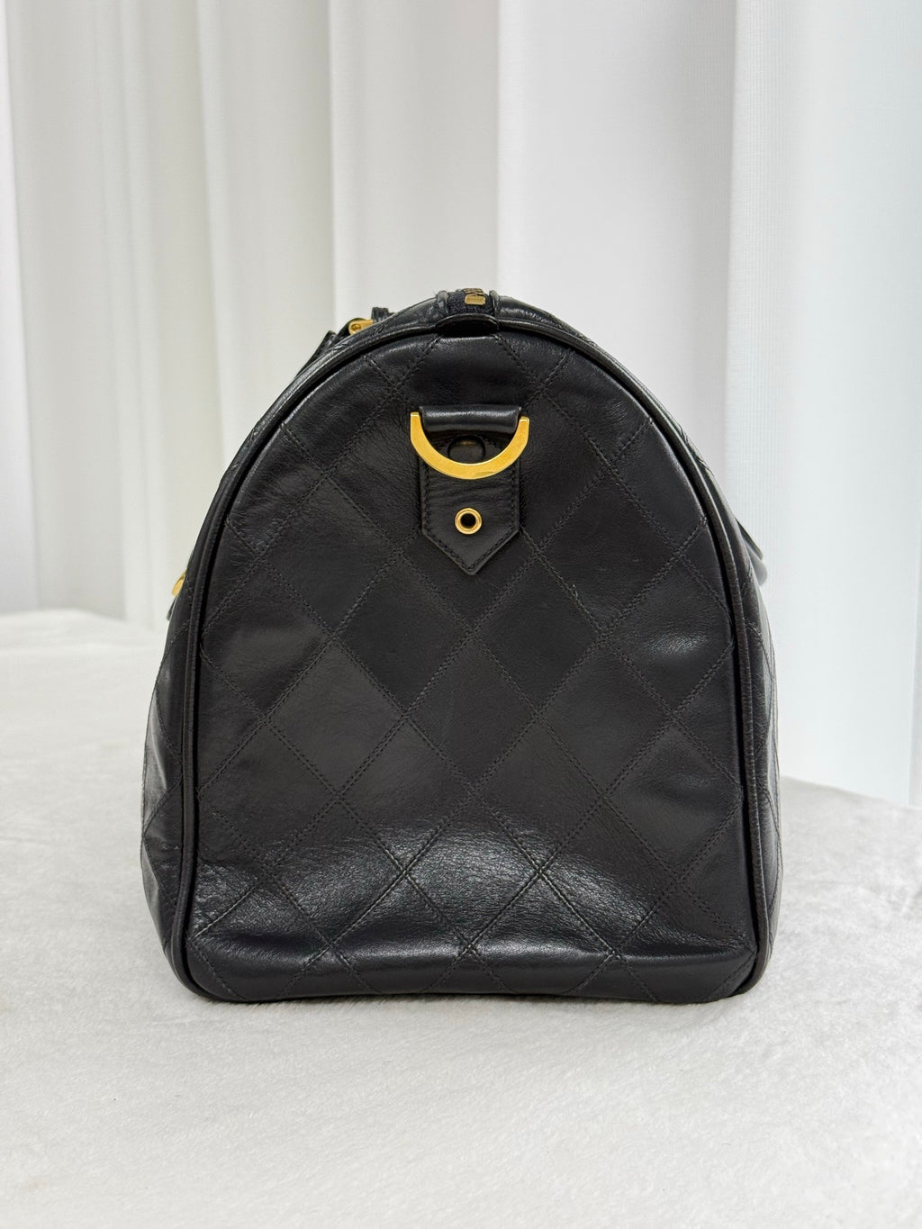 CHANEL Diamond quilted Travel bag