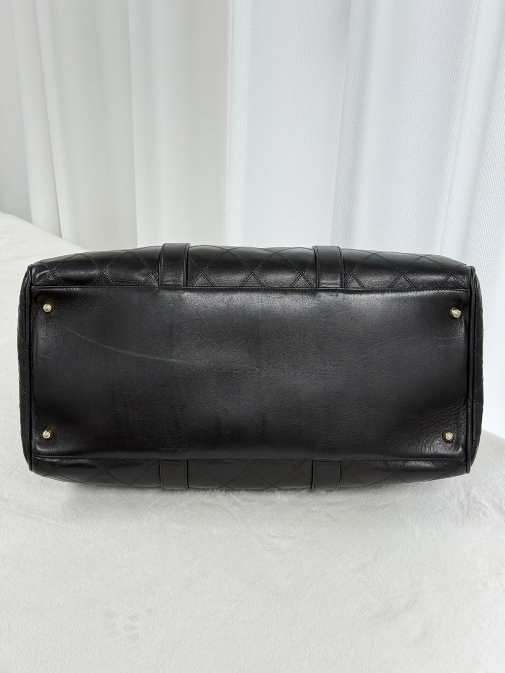CHANEL Diamond quilted Travel bag