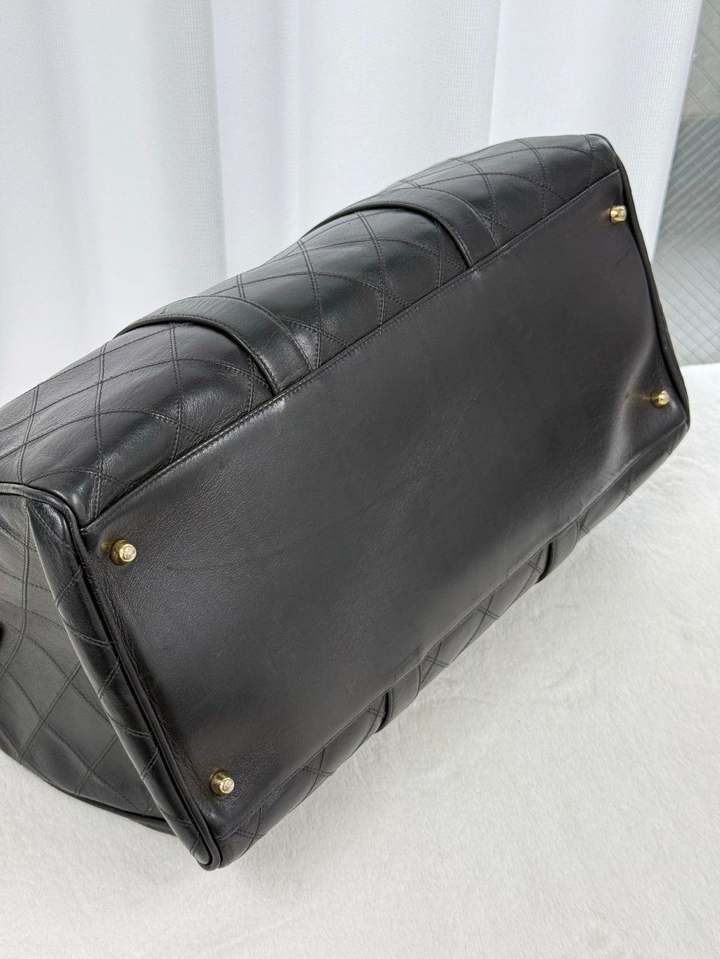 CHANEL Diamond quilted Travel bag