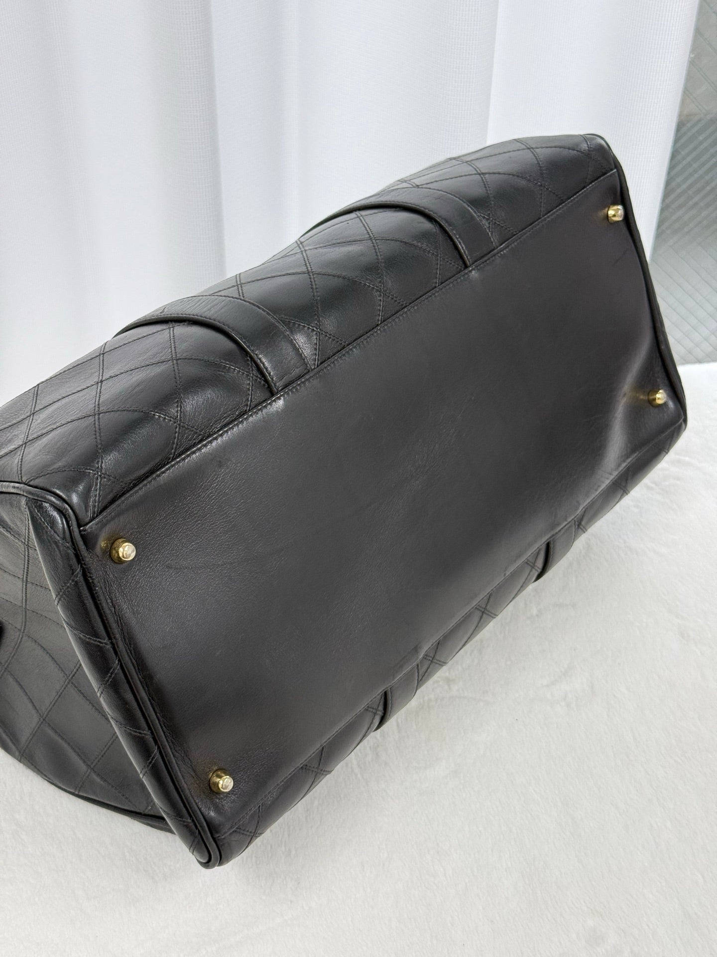 CHANEL Diamond quilted Travel bag