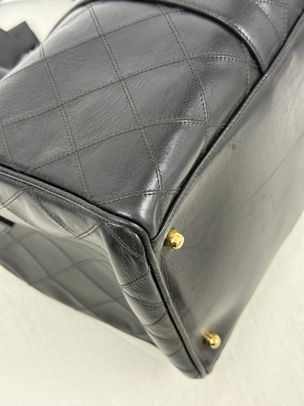 CHANEL Diamond quilted Travel bag