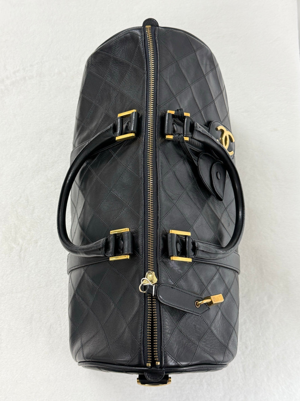 CHANEL Diamond quilted Travel bag