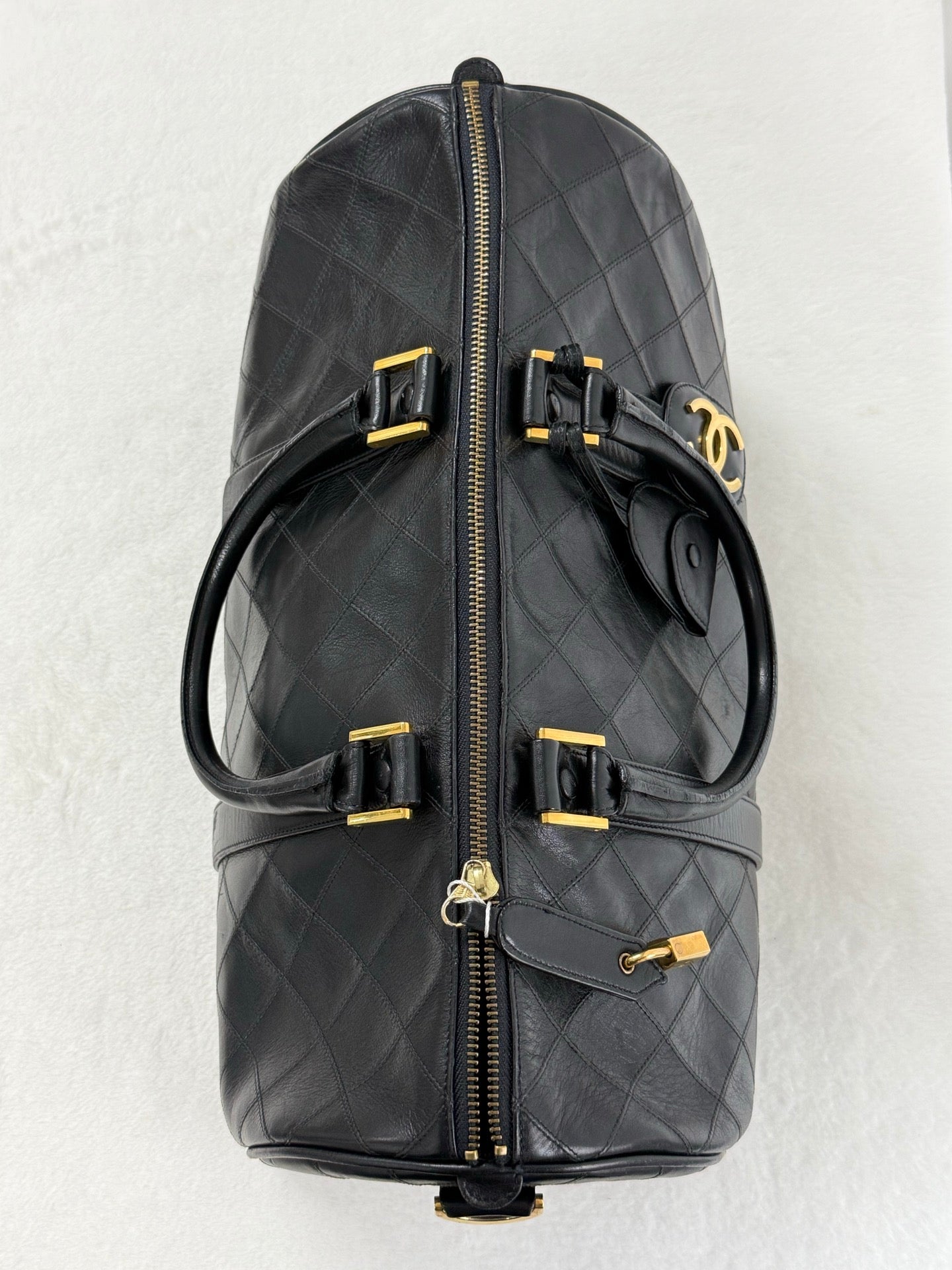 CHANEL Diamond quilted Travel bag