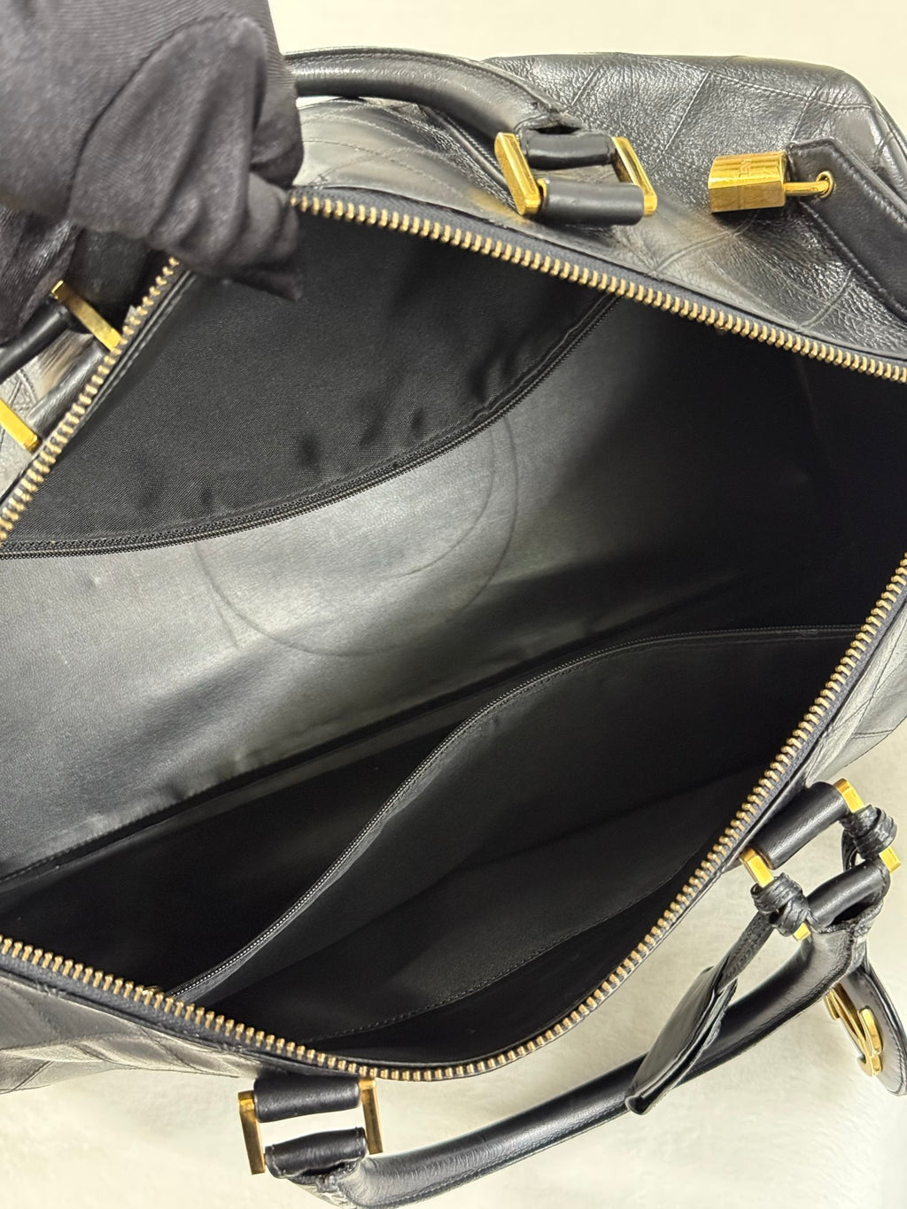 CHANEL Diamond quilted Travel bag