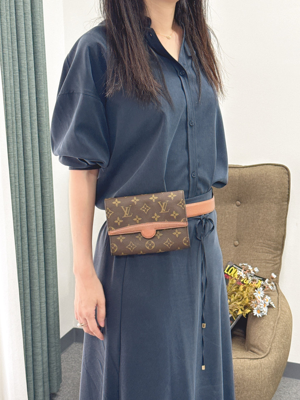 LOUIS VUITTON Monogram 2way Waist bag