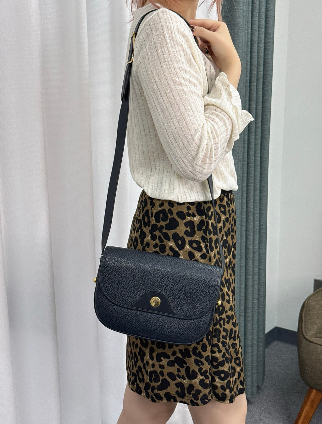 CHRISTIAN DIOR Genuine Leather shoulderbag