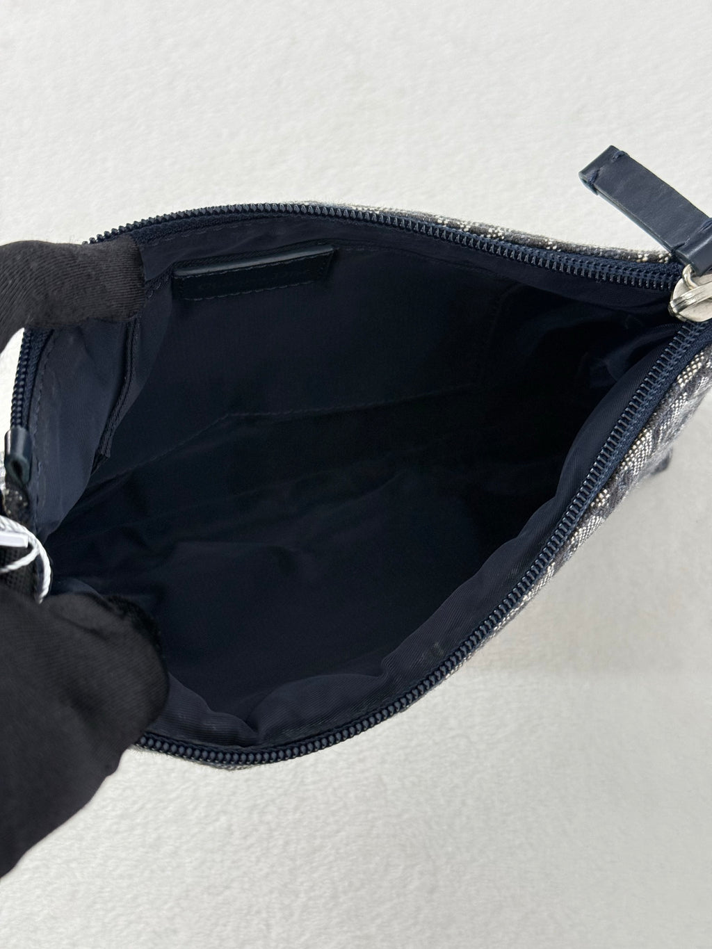 DIOR D'oblique Denim Shoulder bag