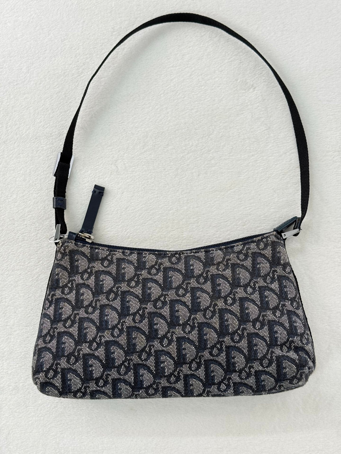 DIOR D'oblique Denim Shoulder bag