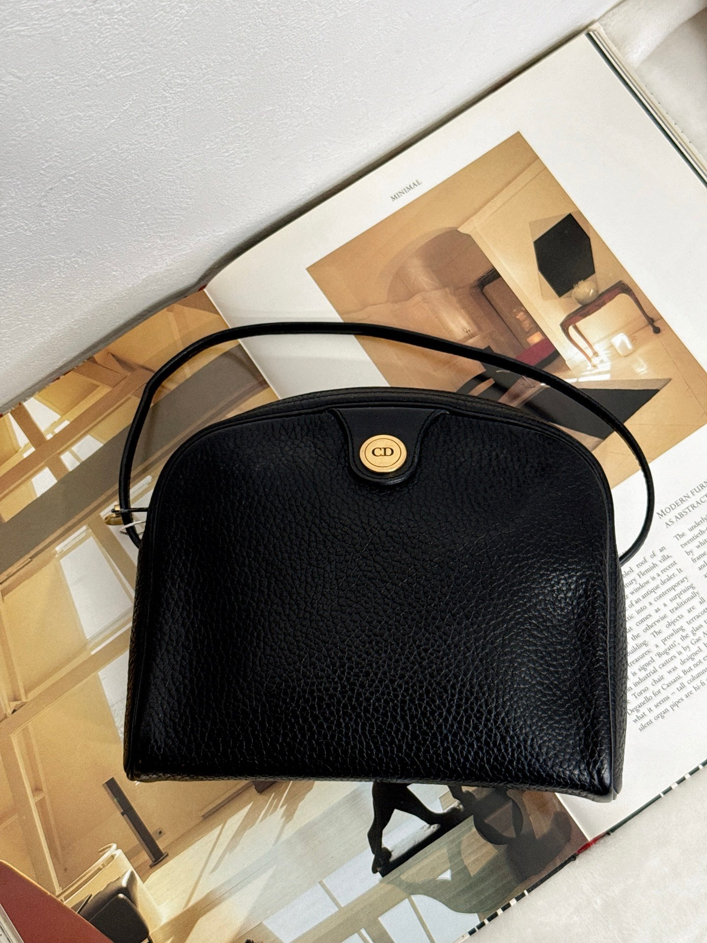 CHRISTIAN DIOR Cavier handbag