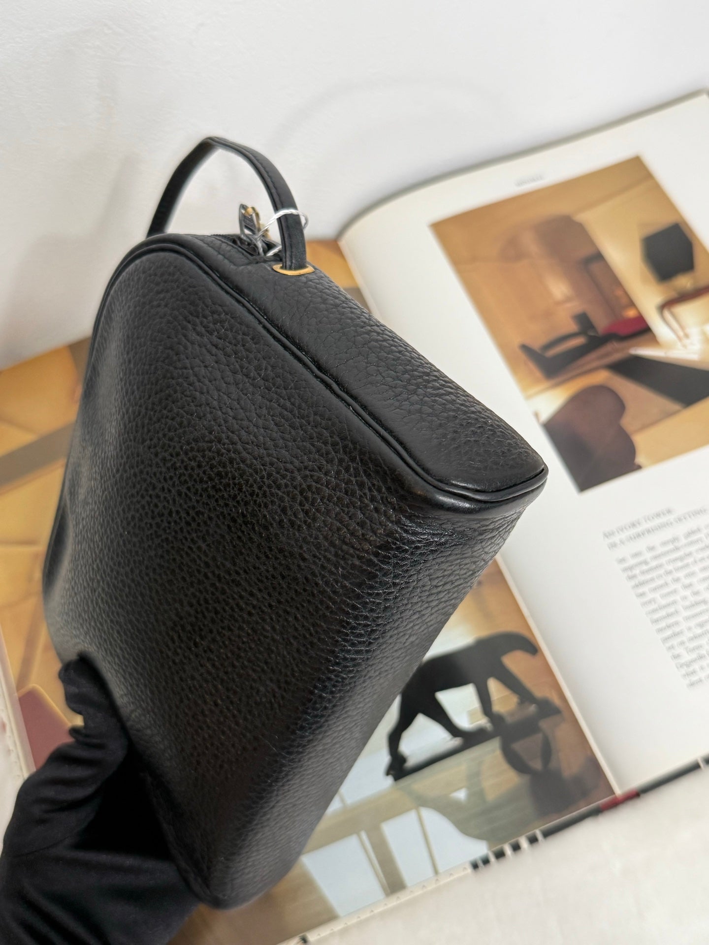 CHRISTIAN DIOR Cavier handbag